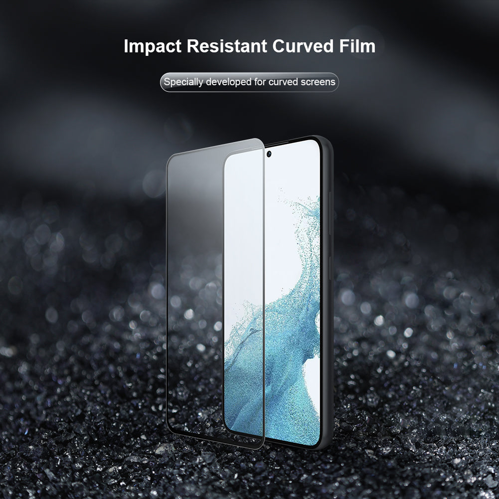 NILLKIN For Samsung Galaxy S23 2Pcs/Pack 3D Curved PMMA Screen Protector Full Glue Full Screen Film