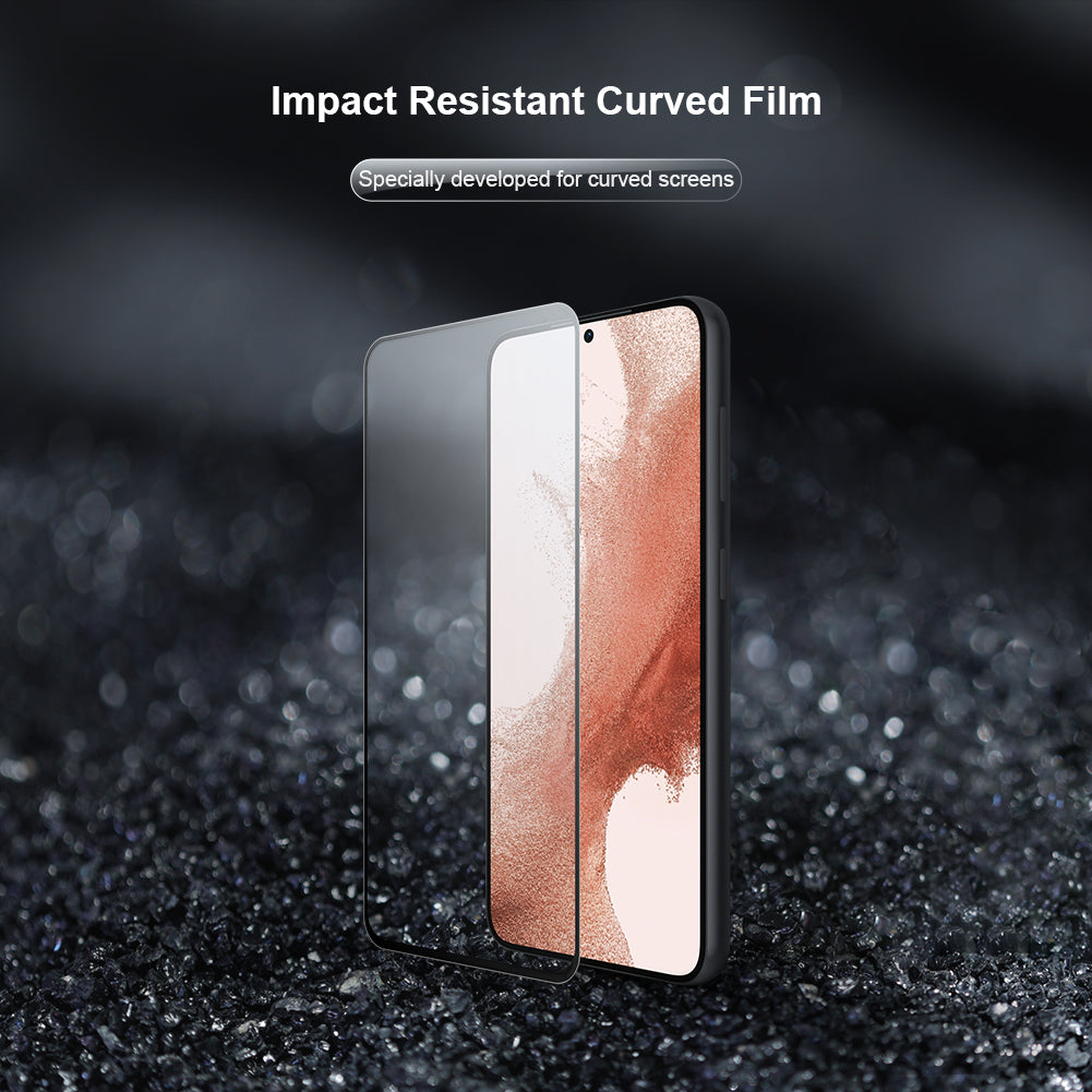 NILLKIN For Samsung Galaxy S23 2Pcs/Pack 3D Curved PMMA Screen Protector Full Glue Full Screen Protective Film