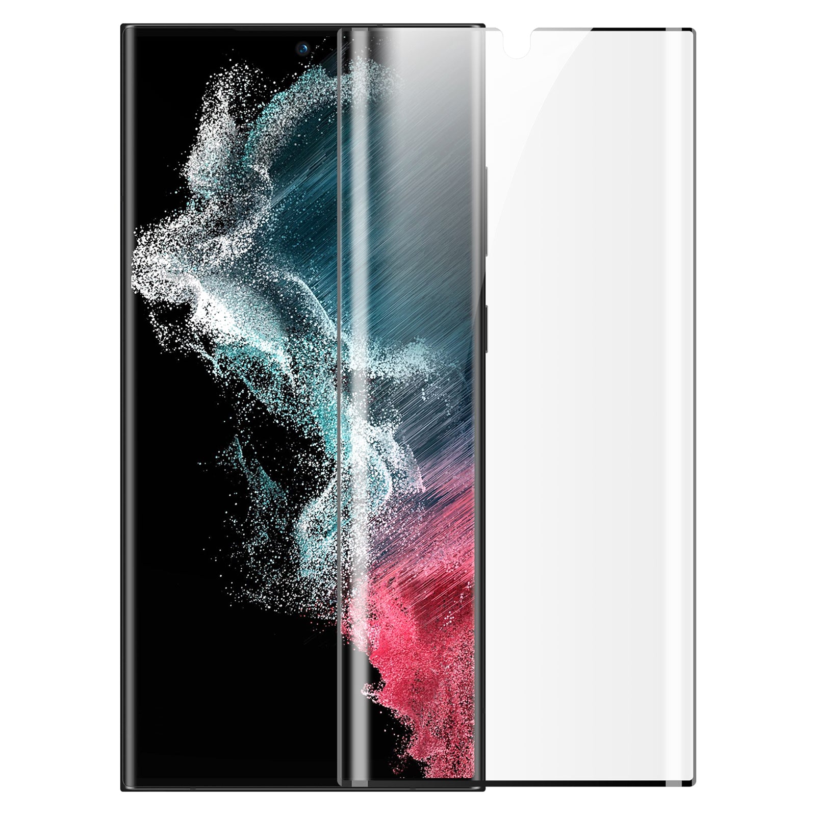 NILLKIN For Samsung Galaxy S23 Ultra 2Pcs/Pack PMMA Screen Protector Full Glue 3D Curved Full Screen Film