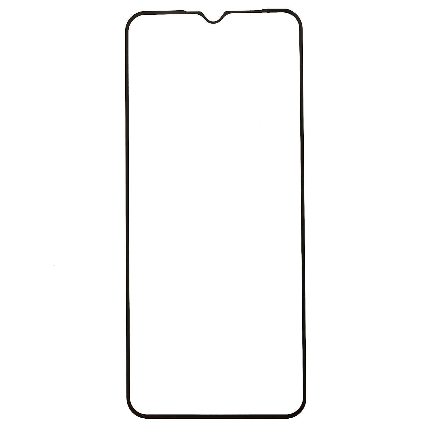 For Huawei nova Y61 4G Tempered Glass Screen Protector Silk Printing Ultra Clear Screen Guard Full Glue Film