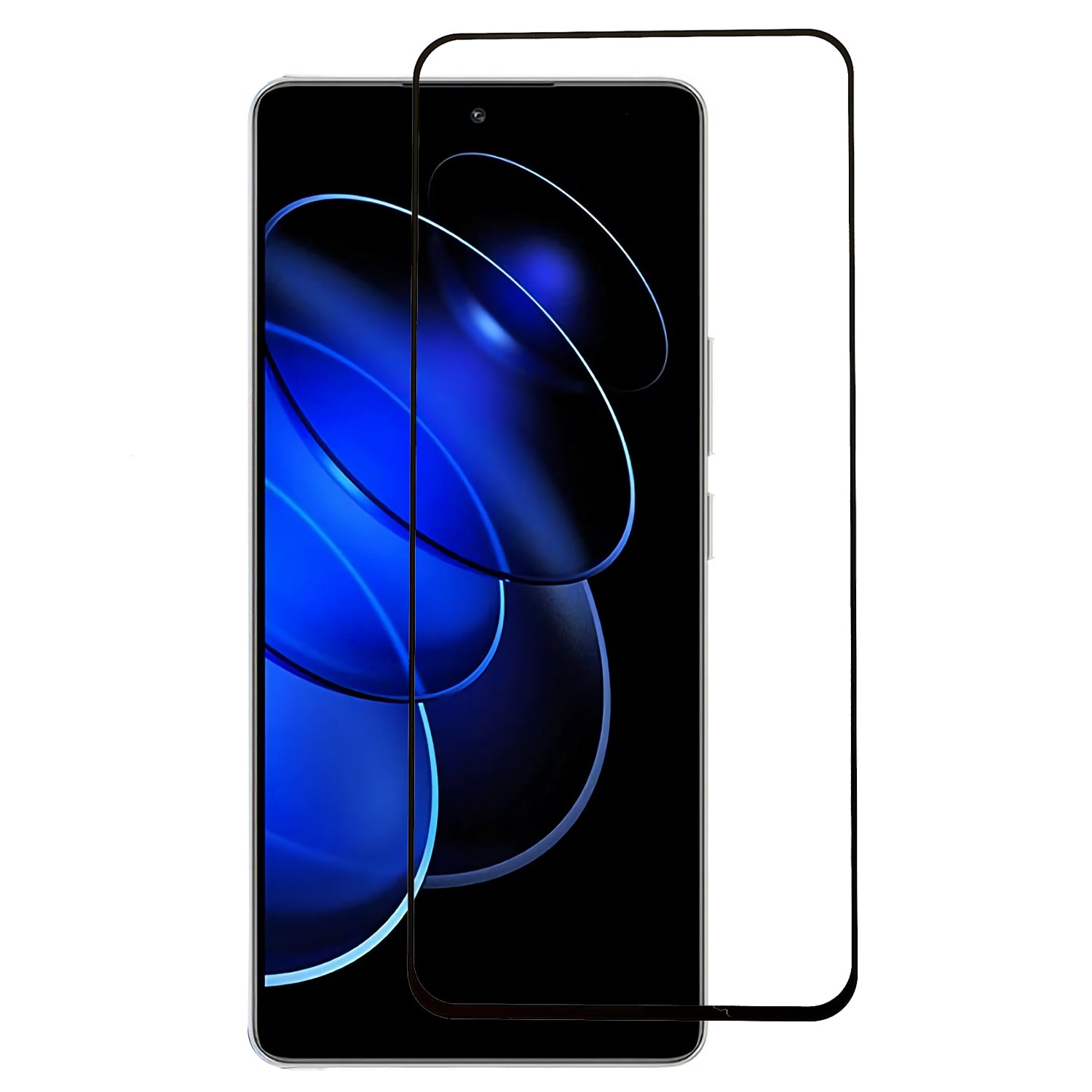 For Honor 80 GT 5G Anti-Scratch Tempered Glass Phone Screen Film Silk Printing Full Glue Ultra Clear Full Screen Protector