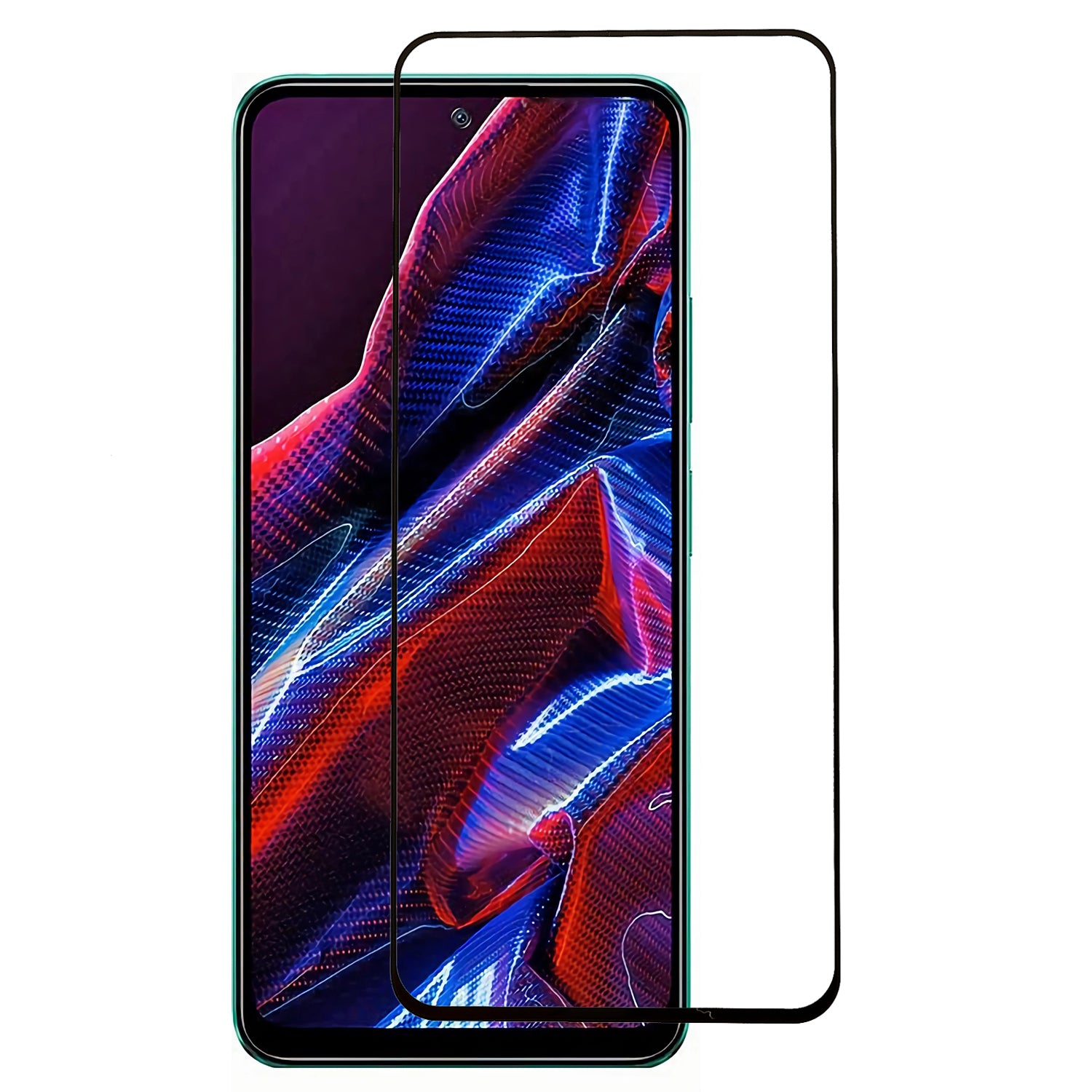 For Xiaomi Poco X5 5G/Redmi Note 12 5G (China)/(India)/(Global) Tempered Glass Film Full Glue Silk Printing Full Screen Protector