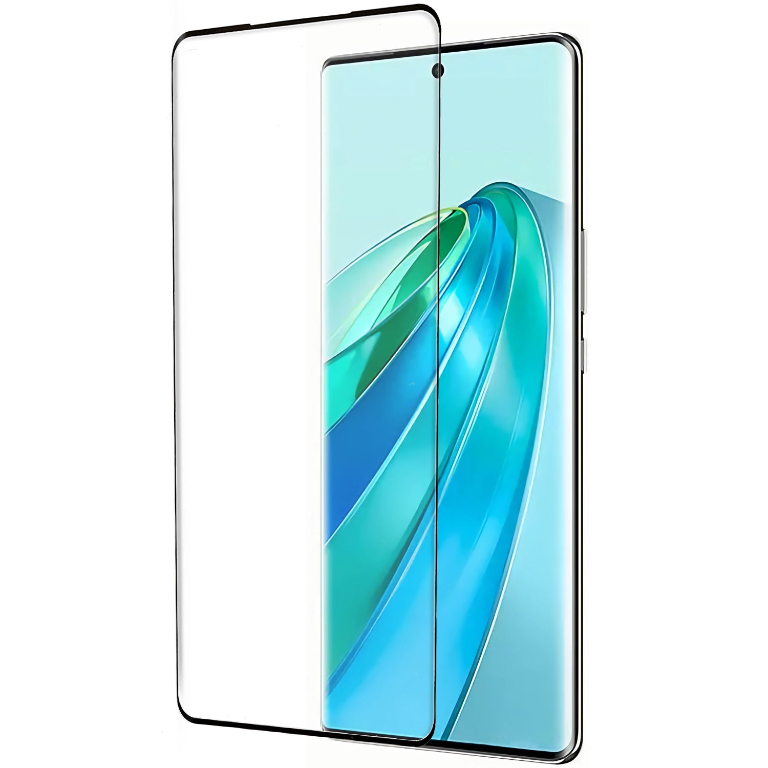 3D Curved Tempered Glass Film for Honor X9a 5G/X40 5G/Magic5 Lite 5G Side Glue Full Covering HD Anti-explosion Screen Protector