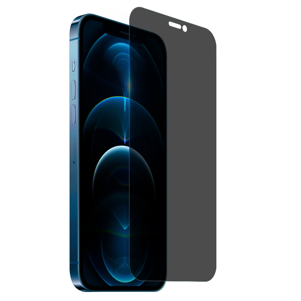 NORTHJO A For iPhone 12 Pro Max 6.7 inch 28-Degree Anti-Spy Phone Screen Protector 2.5D Arc 0.3mm Tempered Glass Film