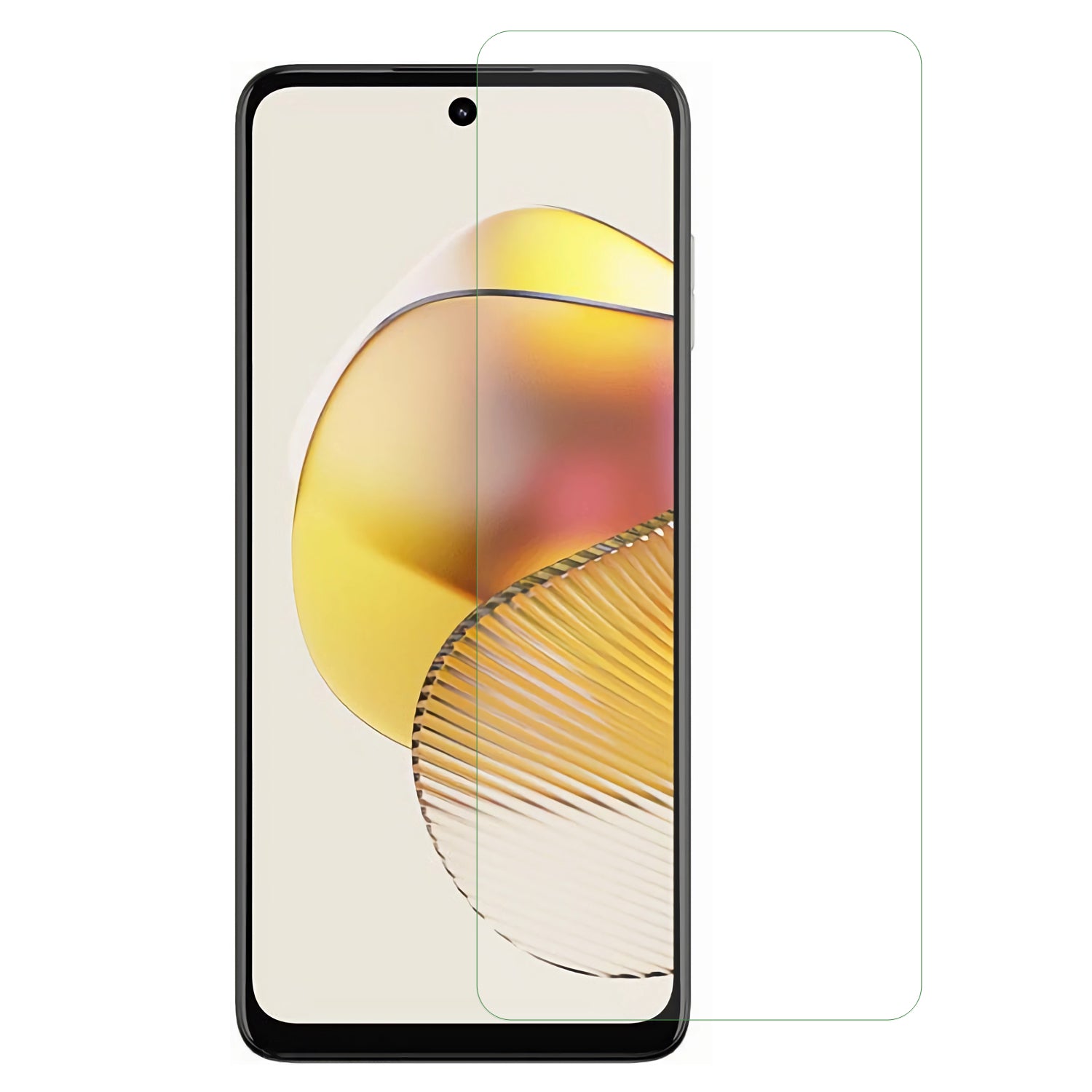 Screen Protector for Motorola Moto G73 5G HD Clear 0.25 Arc Edge Tough Tempered Glass Film Guard
