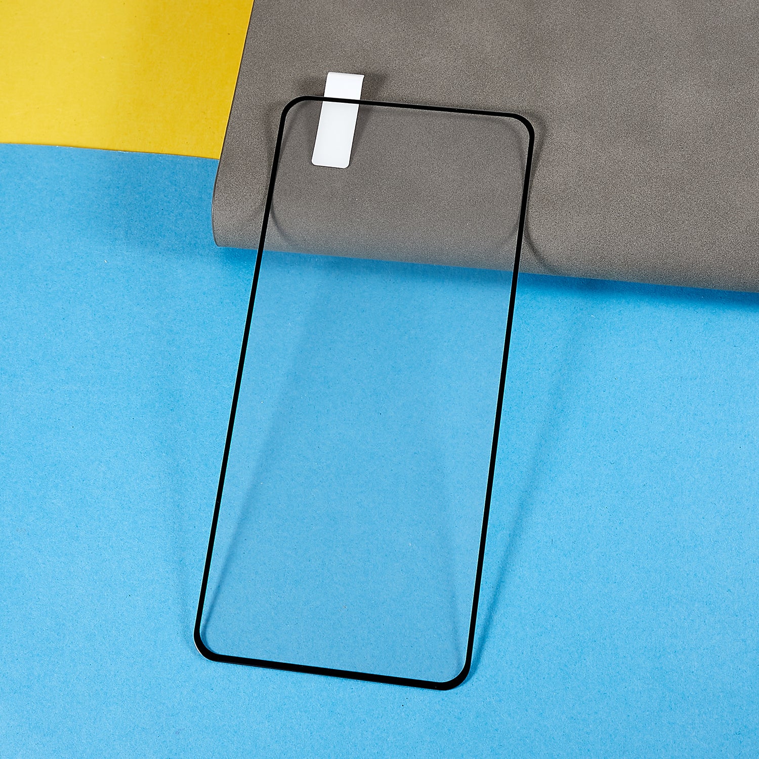 For Motorola Moto G73 5G Silk Printing Screen Protector Complete Covering Full Glue Anti-Scratch Tempered Glass Film