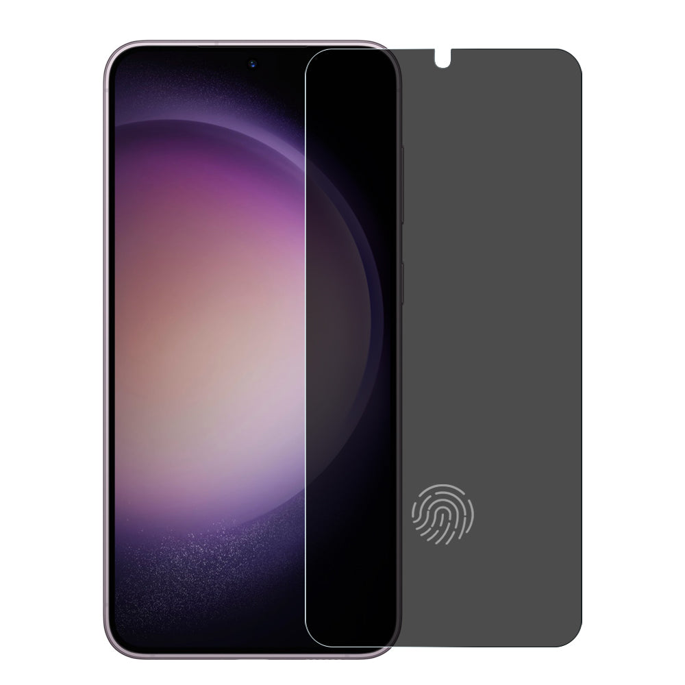 NORTHJO A For Samsung Galaxy S22 5G/S23 Anti-peep Screen Protector 2.5D 0.3mm Tempered Glass Film Support Fingerprint Unlock