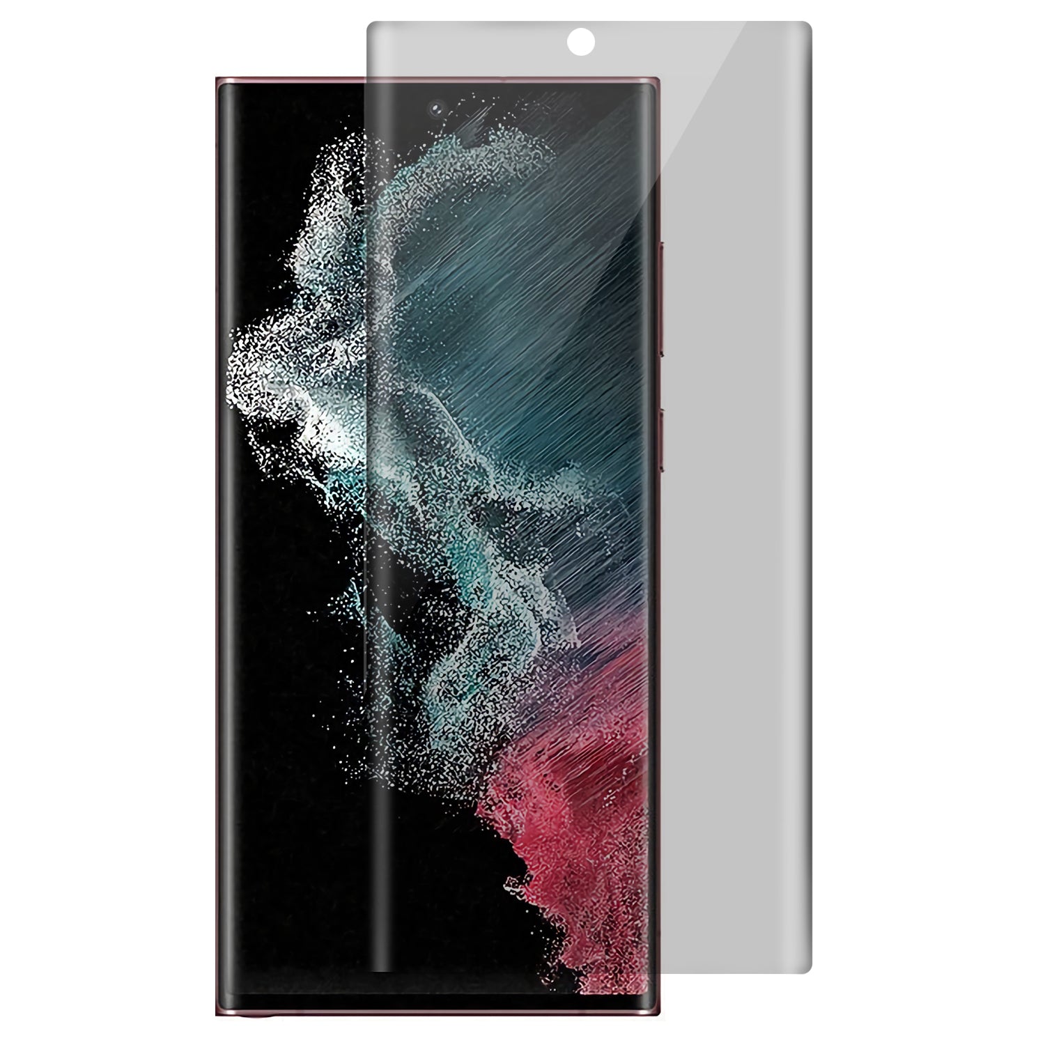 RURIHAI Anti-spy Screen Protector For Samsung Galaxy S22 Ultra 5G Full Cover Private Tempered Glass 3D Curved Protective Film