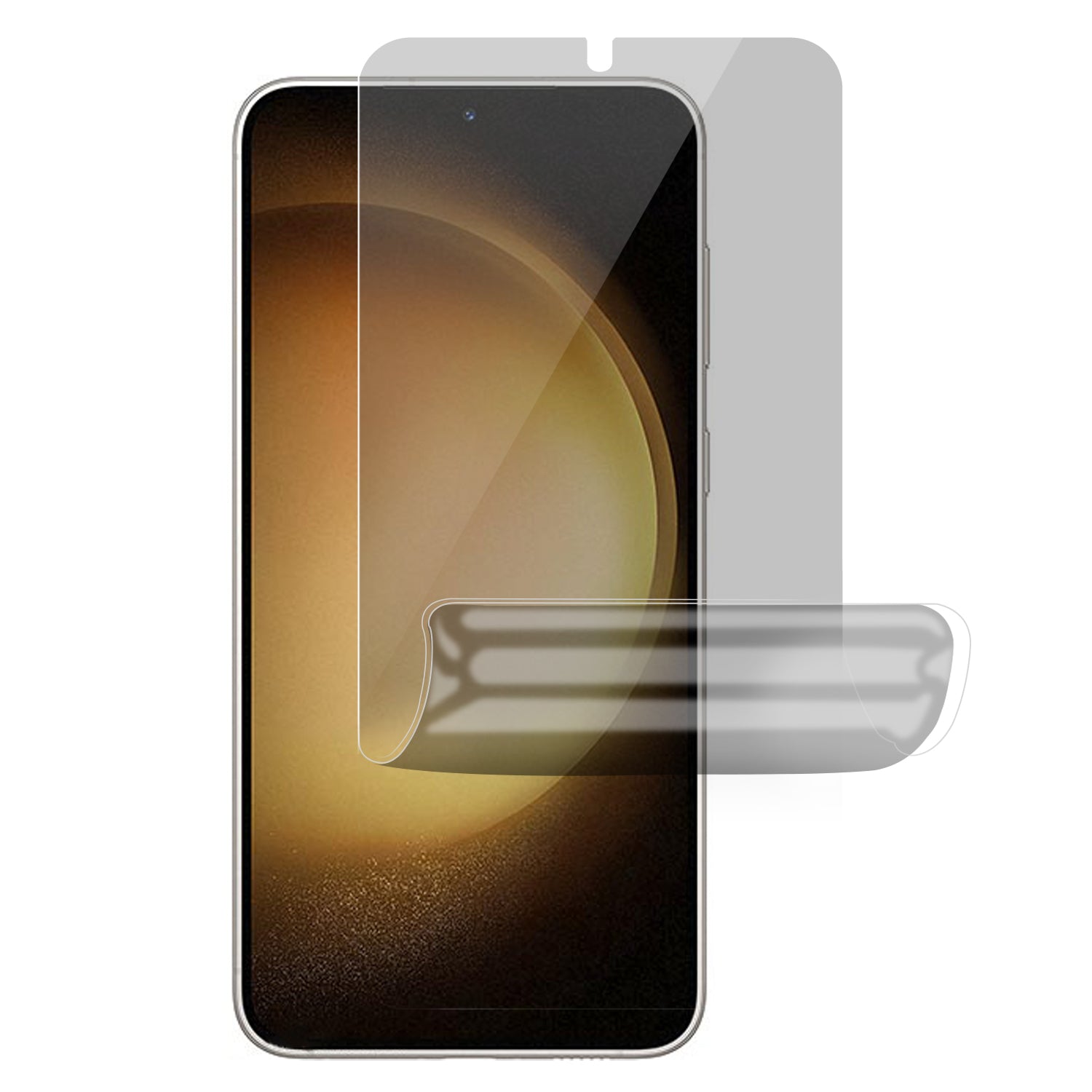 RURIHAI For Samsung Galaxy S22 5G/S23 TPU Anti-Spy Screen Protector Full Cover Soft Hydrogel Film