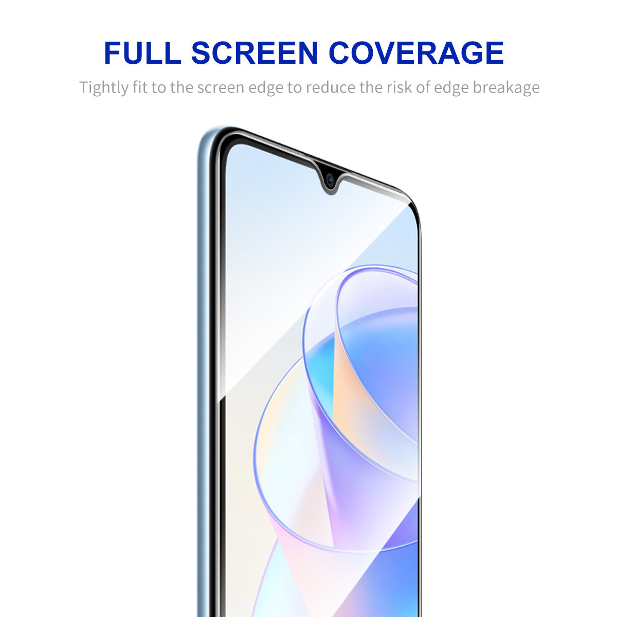 ENKAY HAT PRINCE for Honor X7a 4G 0.26mm 2.5D 9H Hardness Full Screen Protector Full Glue HD Clear Tempered Glass Film