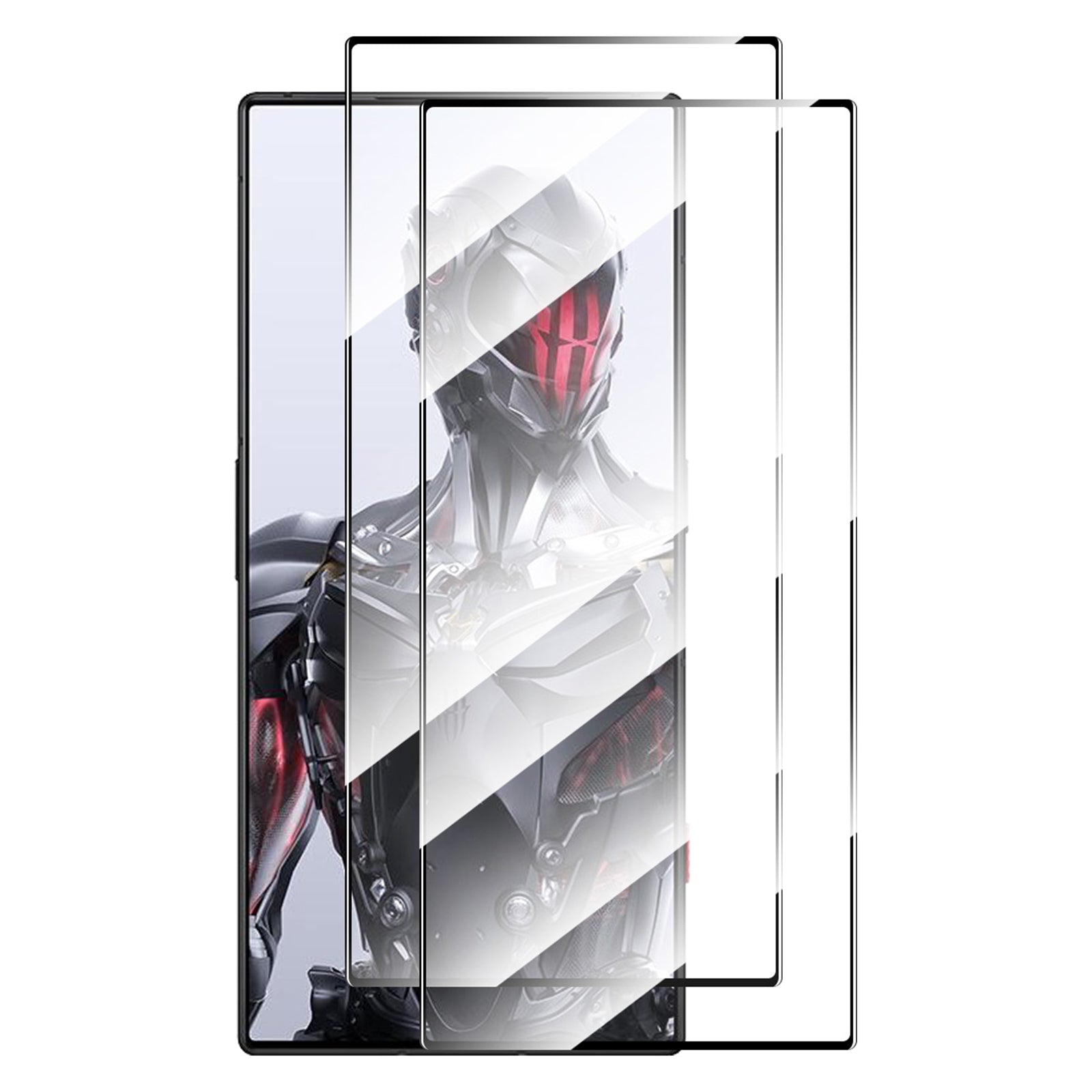 ENKAY HAT PRINCE 2Pcs for ZTE nubia Red Magic 8 Pro 5G/8 Pro 5G 0.26mm 9H 2.5D Full Screen Protector Ultra Clear Full Glue Tempered Glass Film