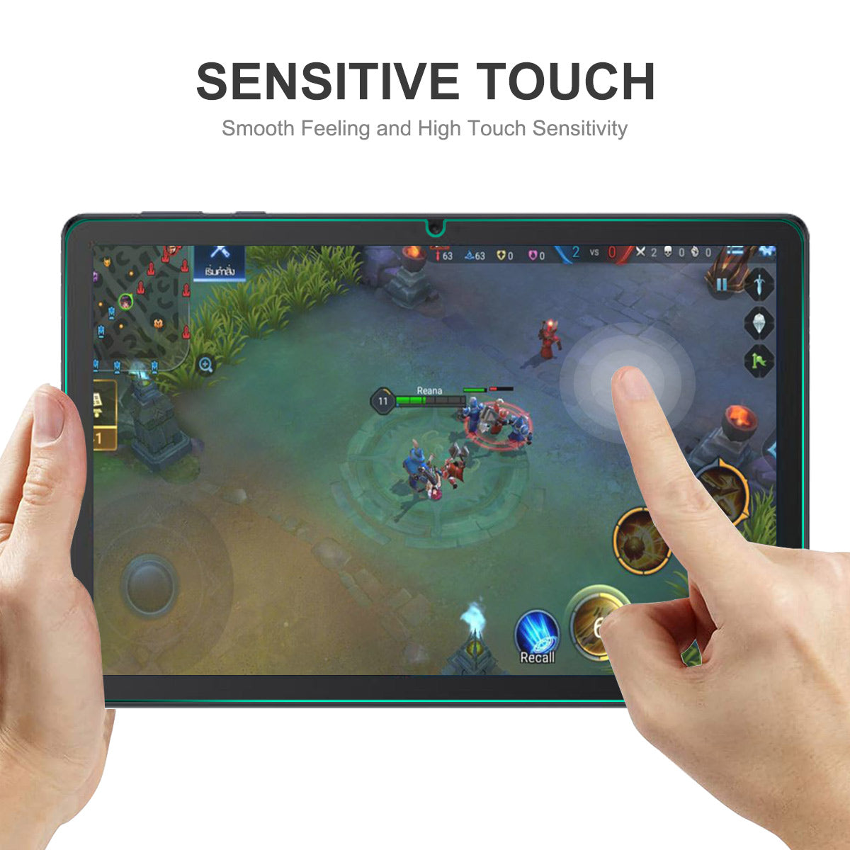 ENKAY HAT PRINCE For Huawei MatePad SE 10.1 2022 Tempered Glass Film 0.33mm 9H 2.5D Ultra Clear Anti-explosion Screen Protector