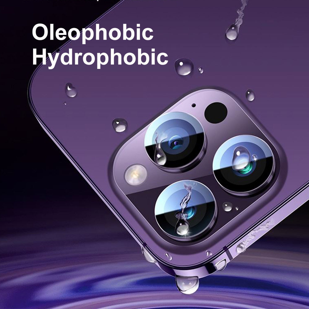 ENKAY HAT PRINCE For iPhone 13 Pro/13 Pro Max Camera Lens Protector Tempered Glass Silk Printing Lens Film with Installation Tool