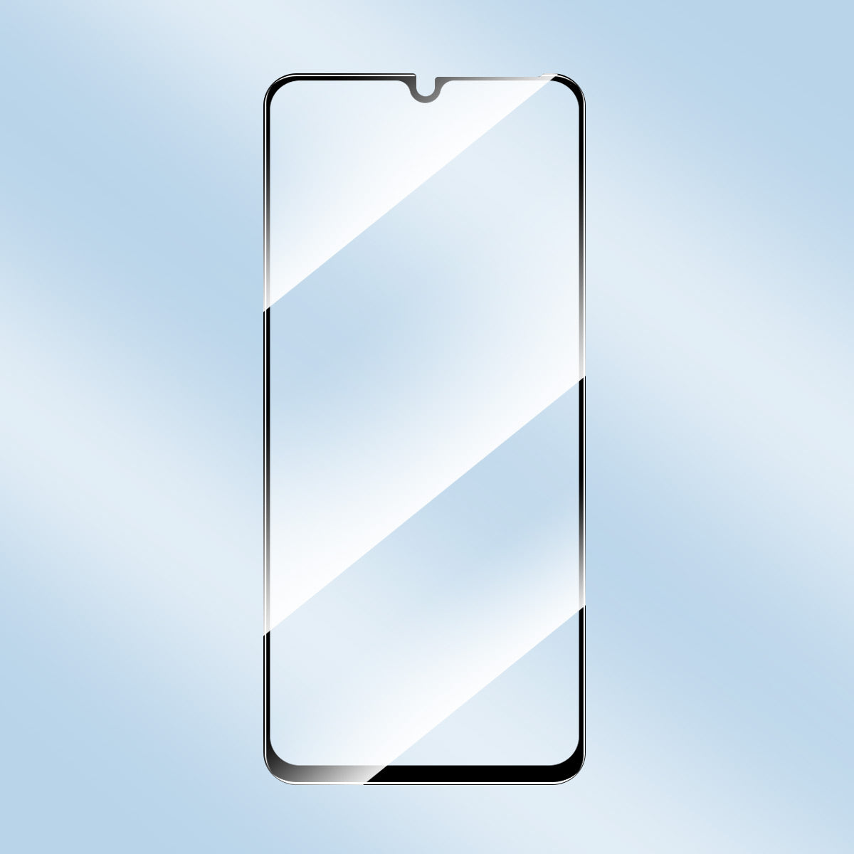 ENKAY HAT PRINCE for Xiaomi Redmi 12C 4G/Poco C55 4G Tempered Glass Full Screen Protector 0.26mm 2.5D 9H Anti-explosion Full Glue Film