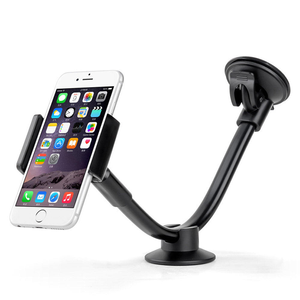 LP-3B Car Windshield Sucker Mount Phone Tablet Holder Long Rod Rotatable Cellphone Bracket