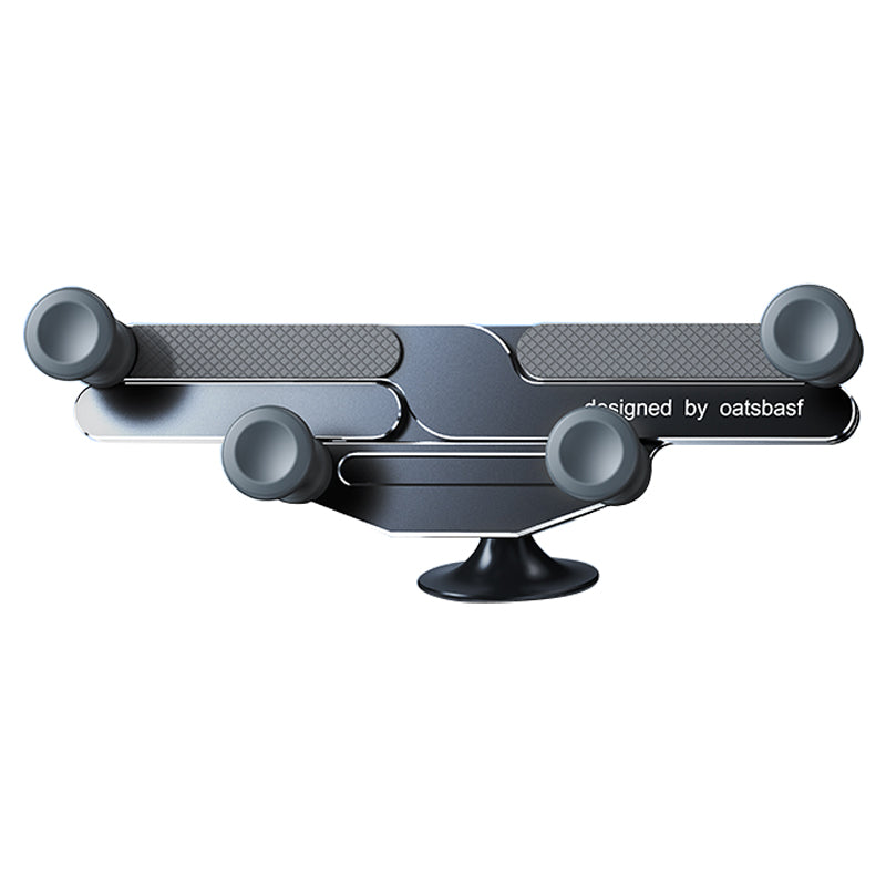 OATSBASF x03 Mini Folding Aluminum Alloy Car Phone Holder Automatic Locking Gravity Phone Bracket