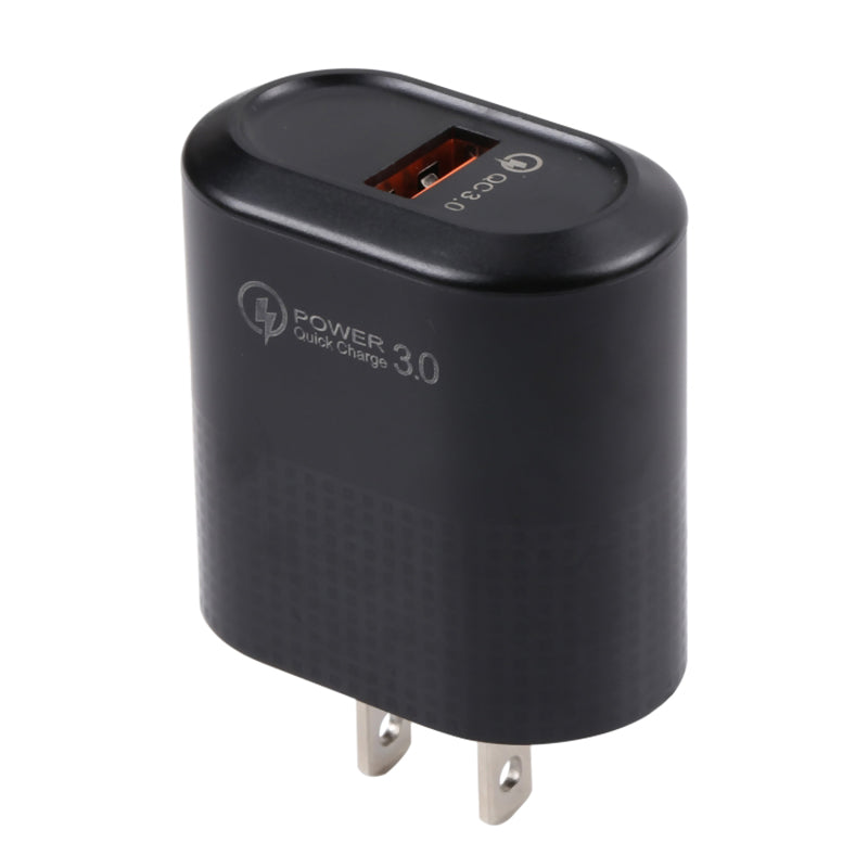 LZ-2117 18W QC3.0 3.1A USB Single Port Wall Charger Phone Tablet Fast Charging Adapter