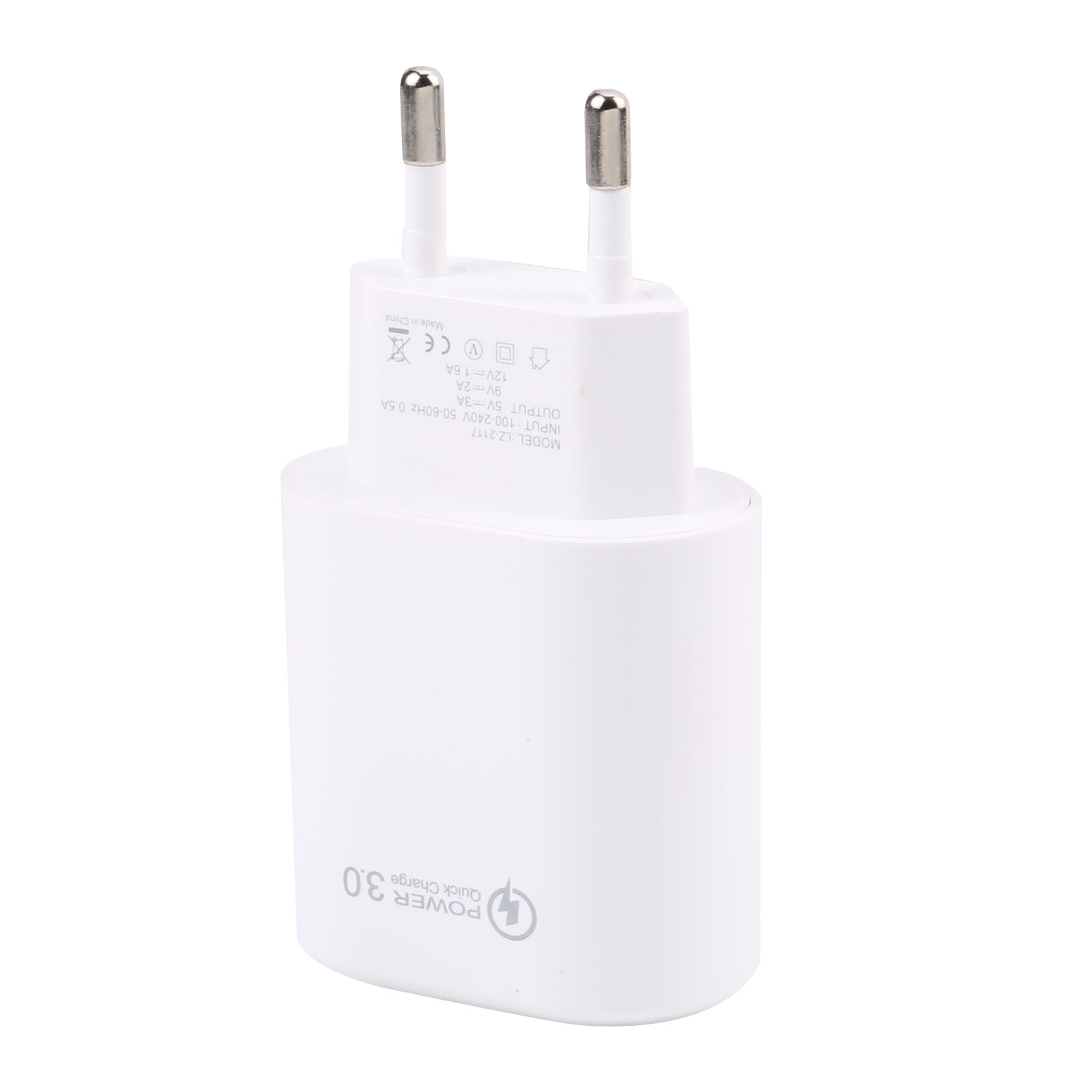 LZ-2117 18W QC3.0 3.1A USB Single Port Wall Charger Phone Tablet Fast Charging Adapter