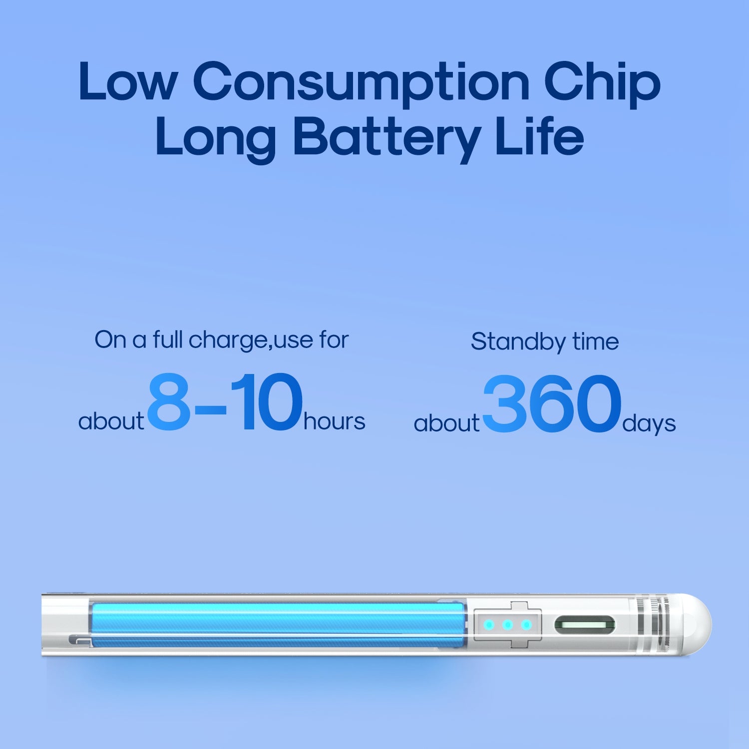 JOYROOM JR-X9S Active Capacitive Stylus Lightweight Touch Screen Pencil Portable Capacitive Pen with 2 Nibs for Writing Drawing