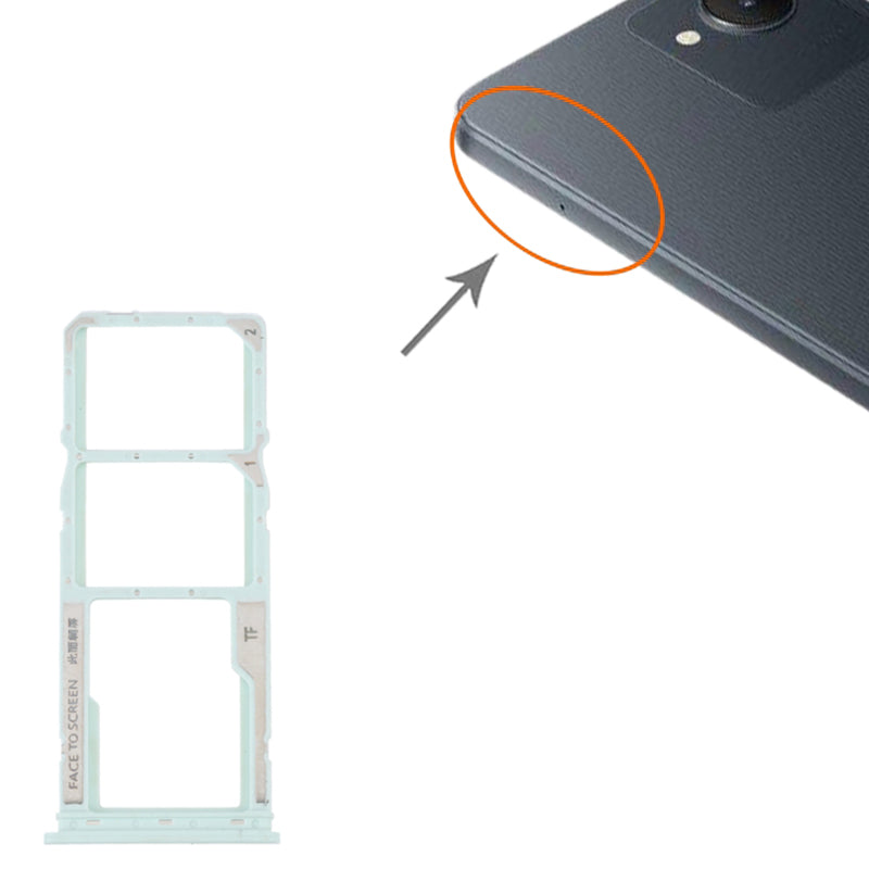 For Xiaomi Redmi A1 4G Redmi A1 4G Dual SIM Card TF Card Tray Holder Replacement (without Logo)