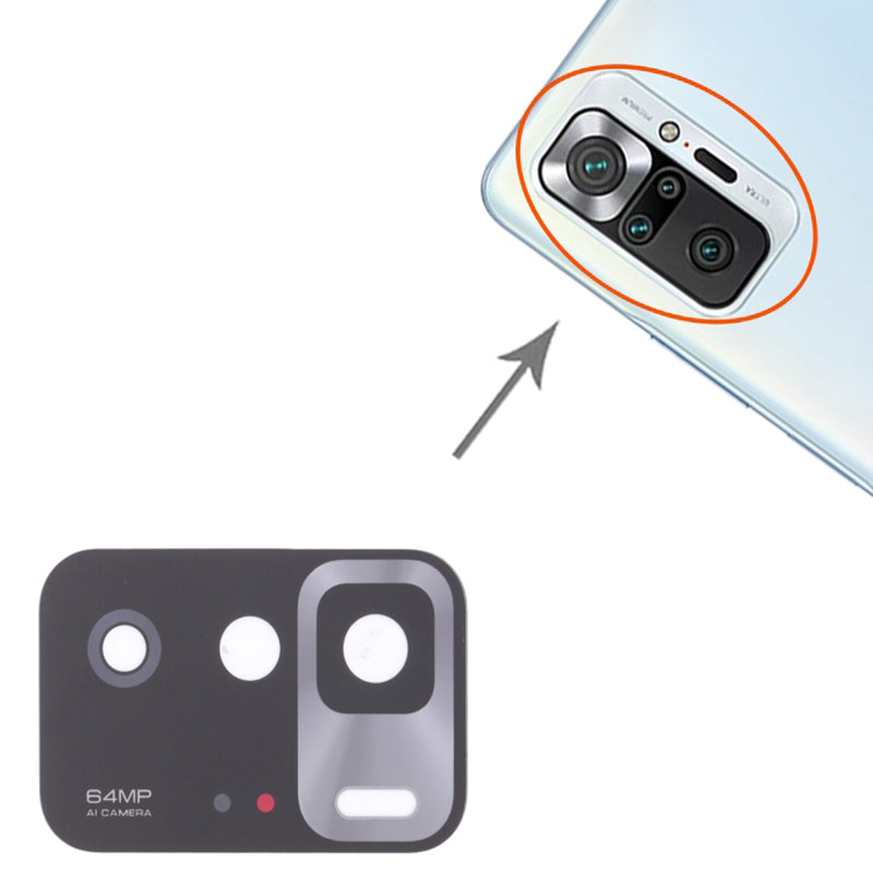 For Xiaomi Poco X3 GT Rear Back Camera Lens Cover Replacement Part (without Logo)