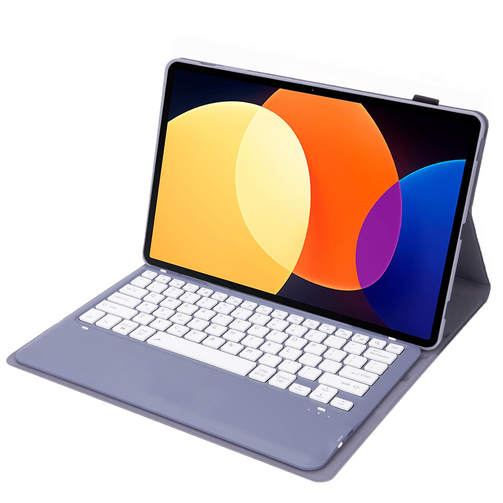 AHV8 For Honor Pad V8 Pro 12.1-inch Tablet Case with Detachable Bluetooth Keyboard PU Leather TPU Protective Cover
