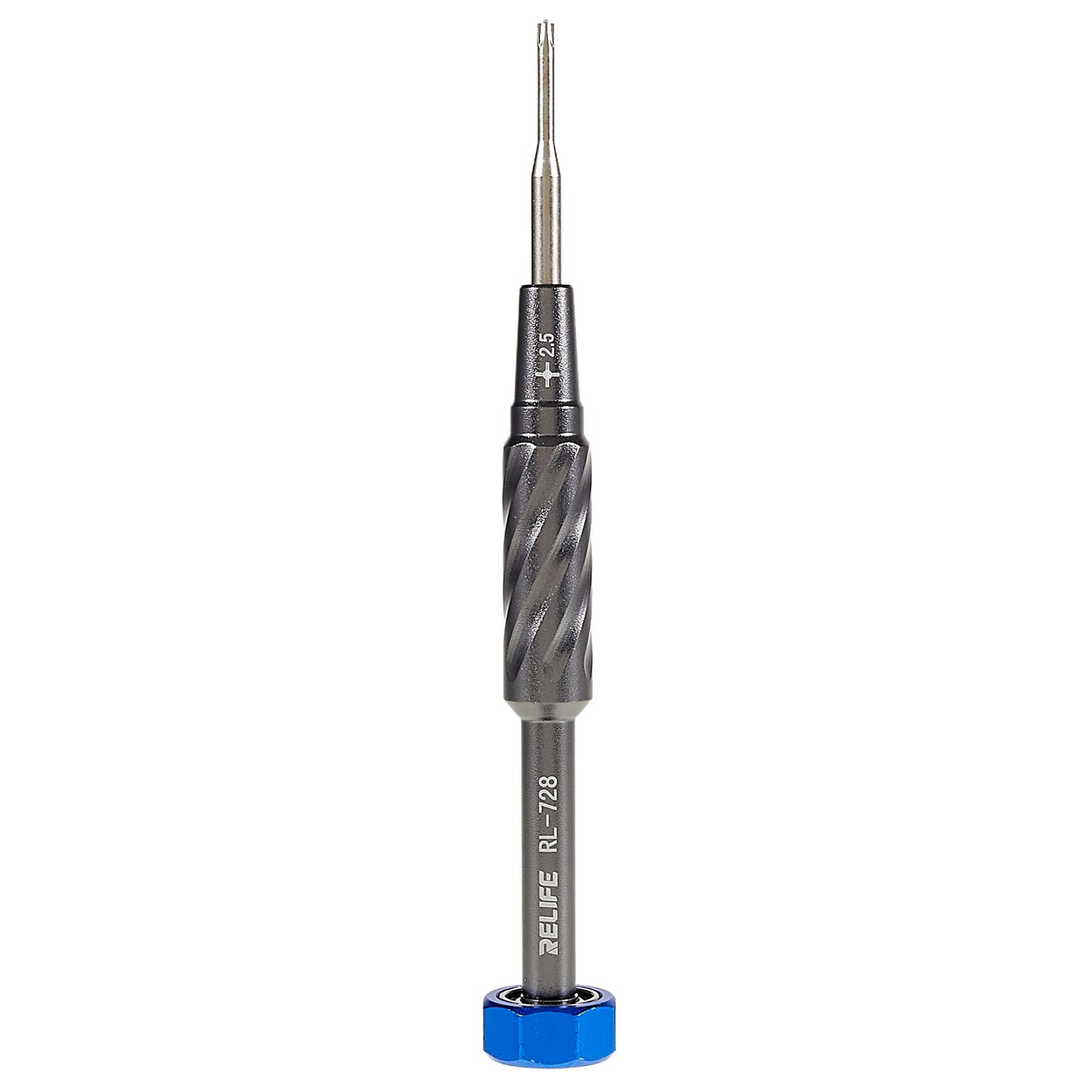 RELIFE RL-728 S2 Steel Screwdriver Mobile Phone Repair Tool Anti-slip Handheld Screwdriver Strong Magnetic Adsorption