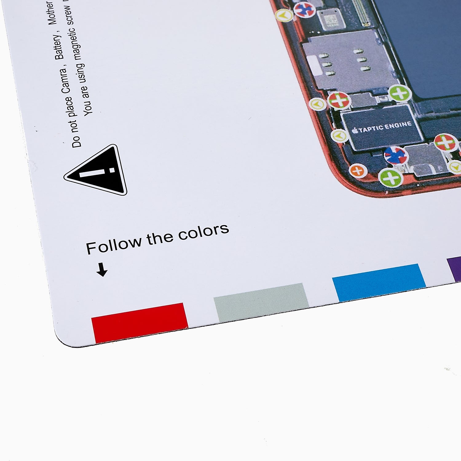 KAIGEXIN Magnetic Screw Mat for iPhone 12 mini 5.4 inch Working Mat Cell Phone Disassembling Auxiliary Tool