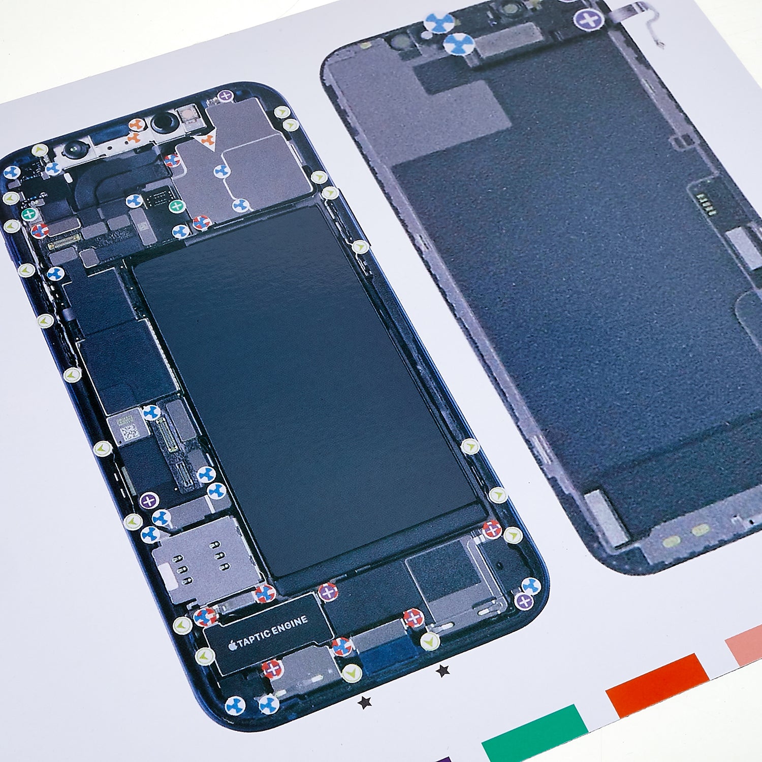 KAIGEXIN Magnetic Screw Mat for iPhone 12 6.1 inch Working Pad Cell Phone Repair Auxiliary Tool