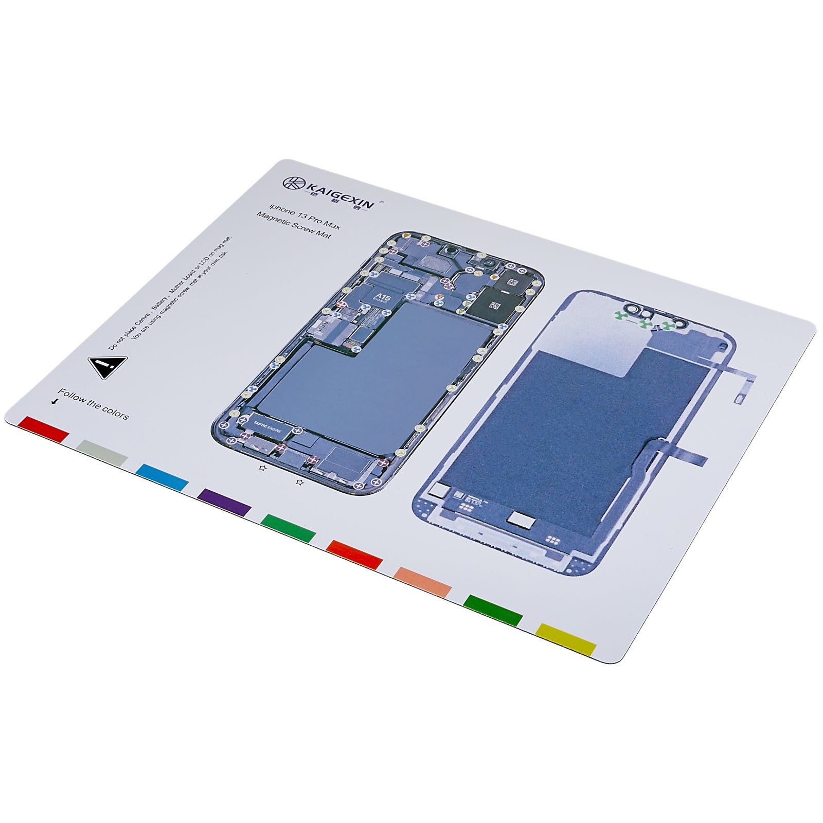 KAIGEXIN Magnetic Screw Mat for iPhone 13 Pro Max 6.7 inch Work Guiding Professional Magnetic Plate