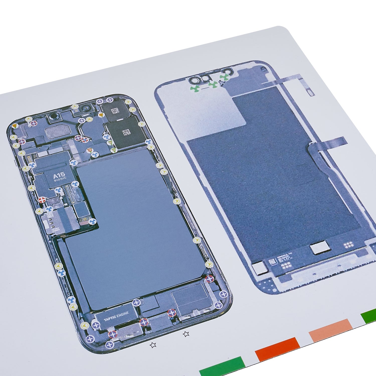 KAIGEXIN Magnetic Screw Mat for iPhone 13 Pro Max 6.7 inch Work Guiding Professional Magnetic Plate