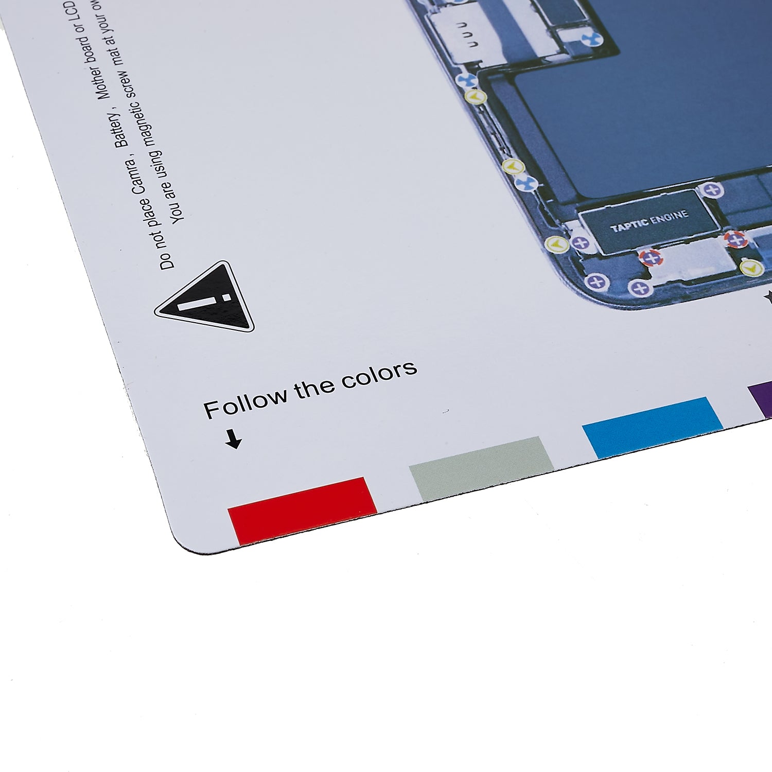 KAIGEXIN Magnetic Screw Mat for iPhone 13 Pro 6.1 inch Screw Pad Keeper Chart Mobile Phone Repair Hand Tools