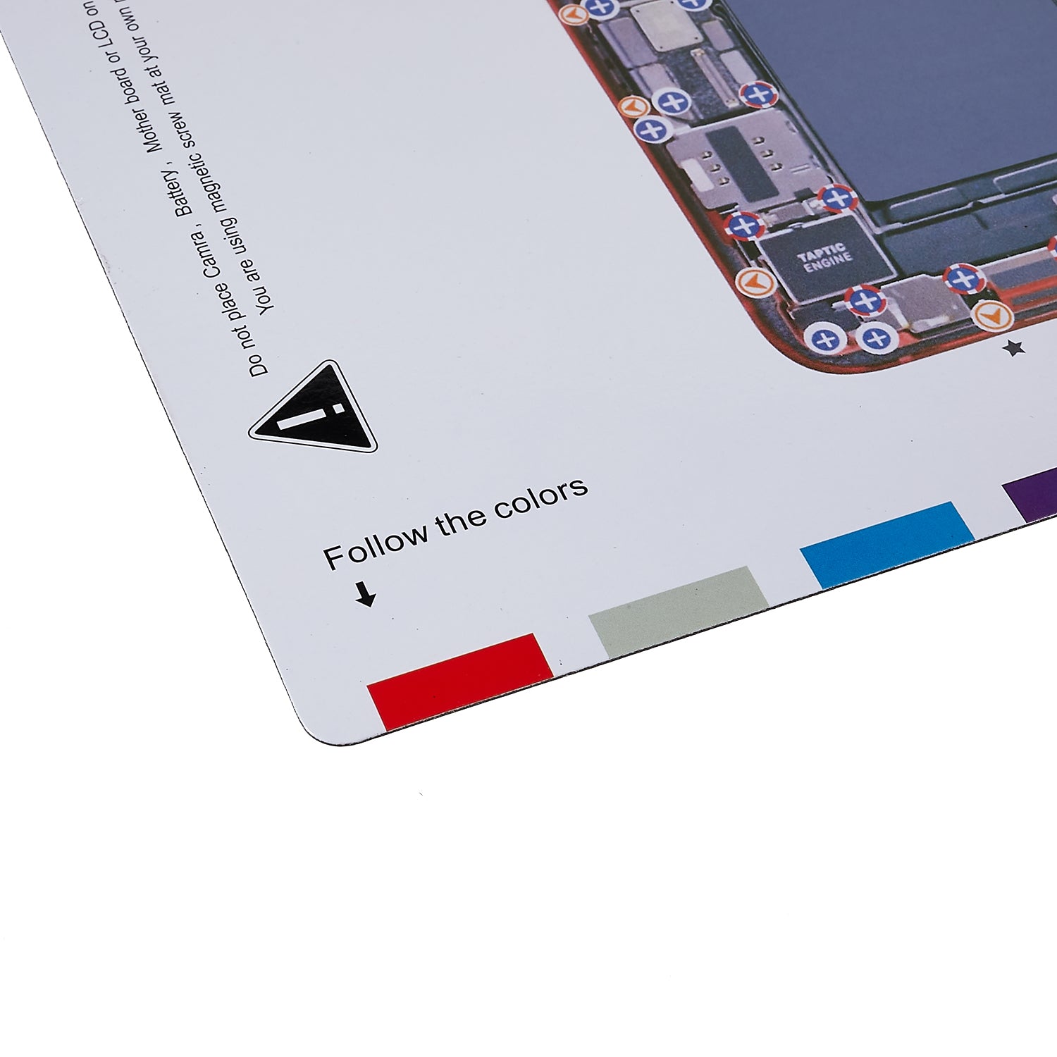 KAIGEXIN Magnetic Screw Mat for iPhone 13 6.1 inch Mini Chart Work Pad Screws Holds Repair Tool