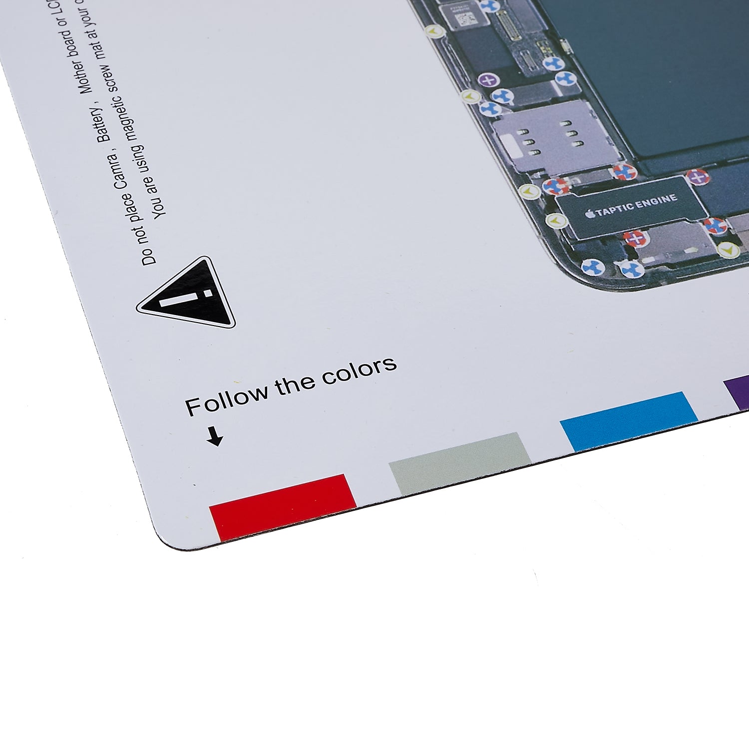 KAIGEXIN Magnetic Screw Mat for iPhone 12 Pro 6.1 inch Screw Pad Keeper Chart Repair Tools Guide