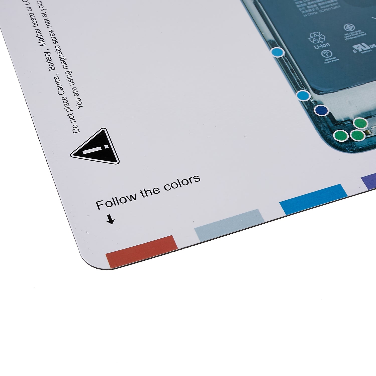 KAIGEXIN Magnetic Screw Keeper Chart Mat for iPhone 11 Pro Max 6.5 inch Professional Guide Pad Phone Repair Tools