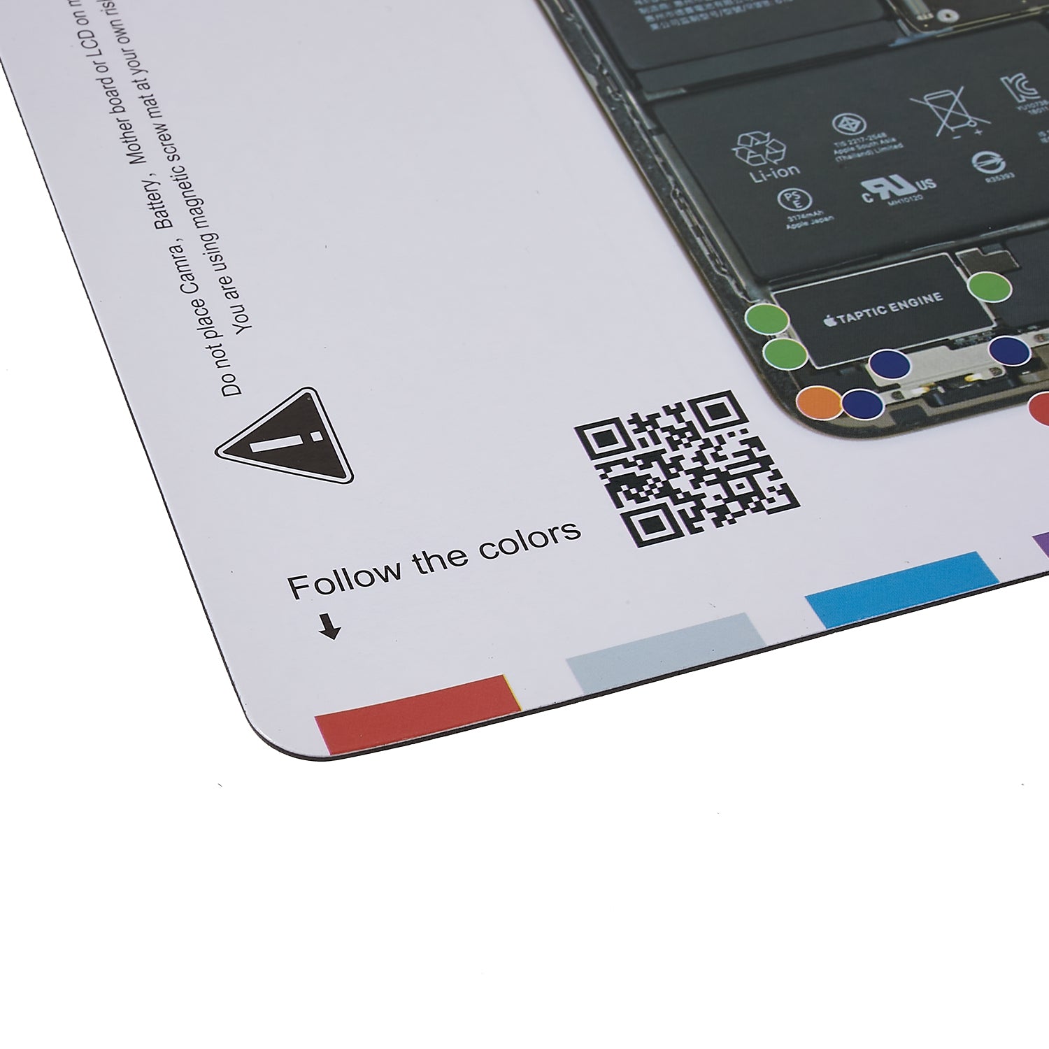 KAIGEXIN Professional Magnetic Screw Mat for iPhone XS Max 6.5 inch Guide Screw Pad Keeper Chart Mat Mobile Phone Repair Tool