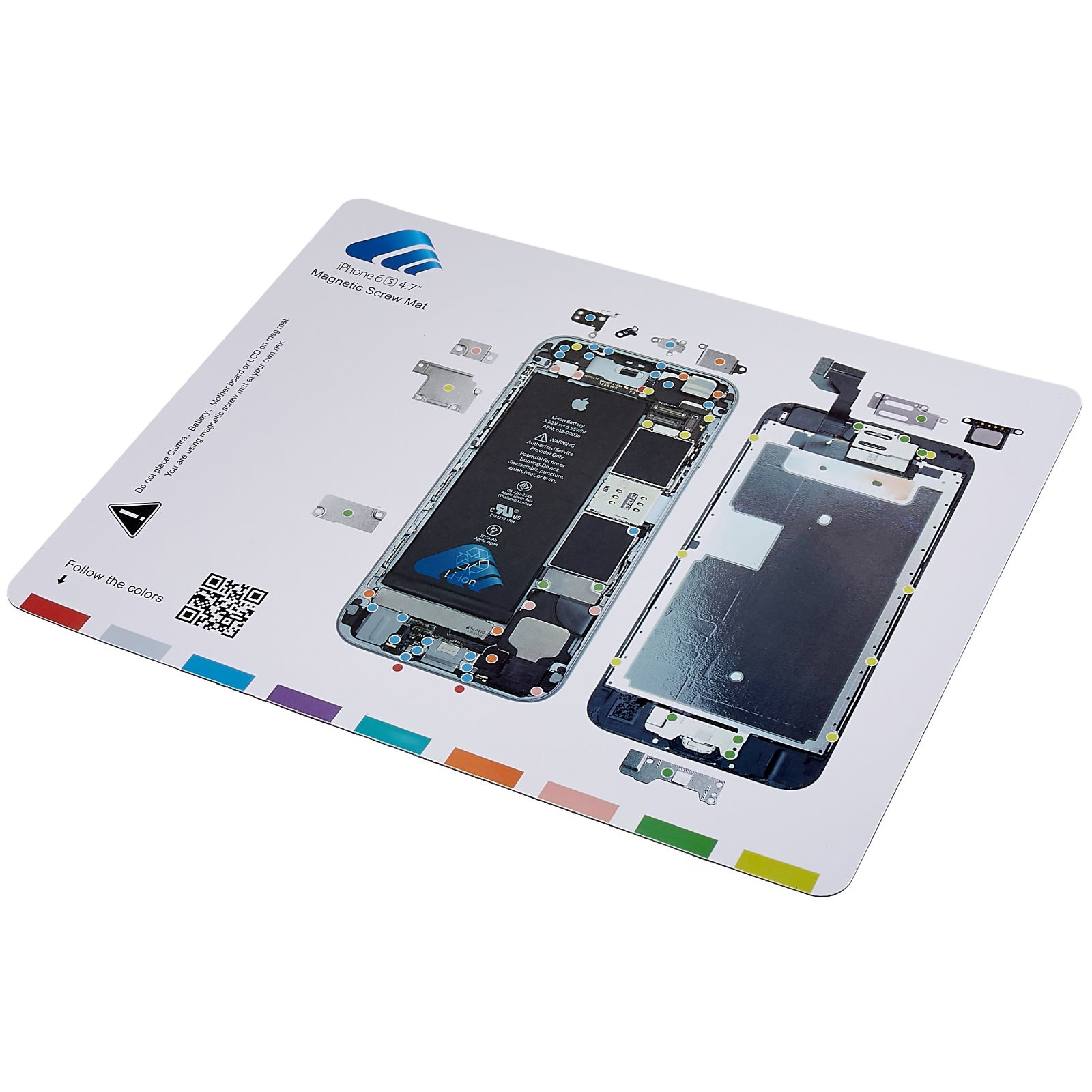 KAIGEXIN Magnetic Screw Pad Mat for iPhone 6s 4.7-inch Phone Repair Technician Disassembly Pad