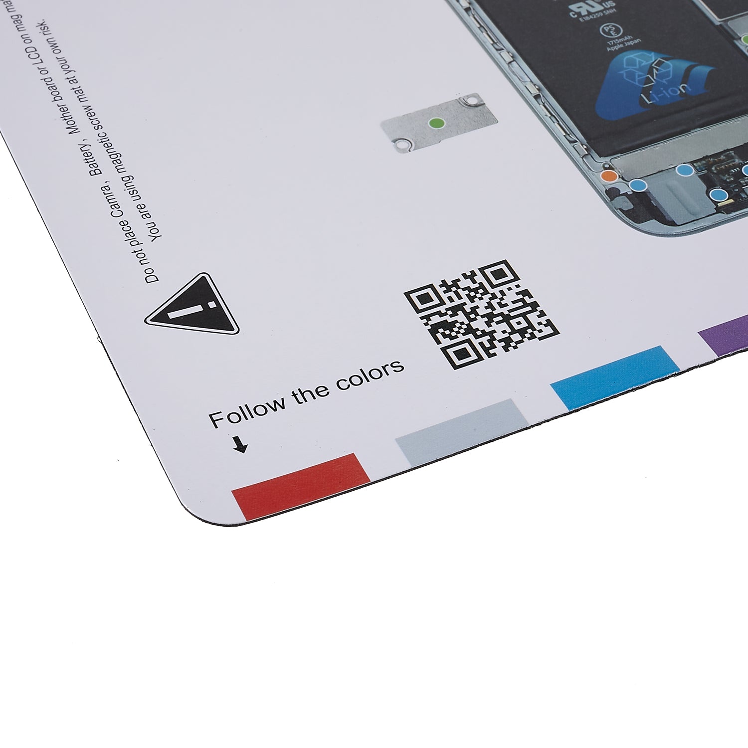 KAIGEXIN Magnetic Screw Pad Mat for iPhone 6s 4.7-inch Phone Repair Technician Disassembly Pad