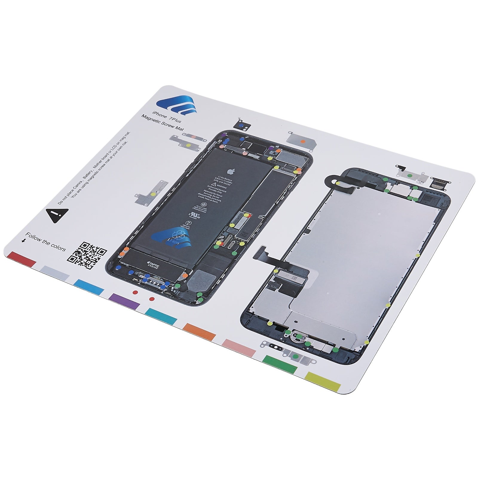 KAIGEXIN Magnetic Screw Pad for iPhone 7 Plus 5.5 inch Professional Screw Keeper Phone Repair Work Guide Pad