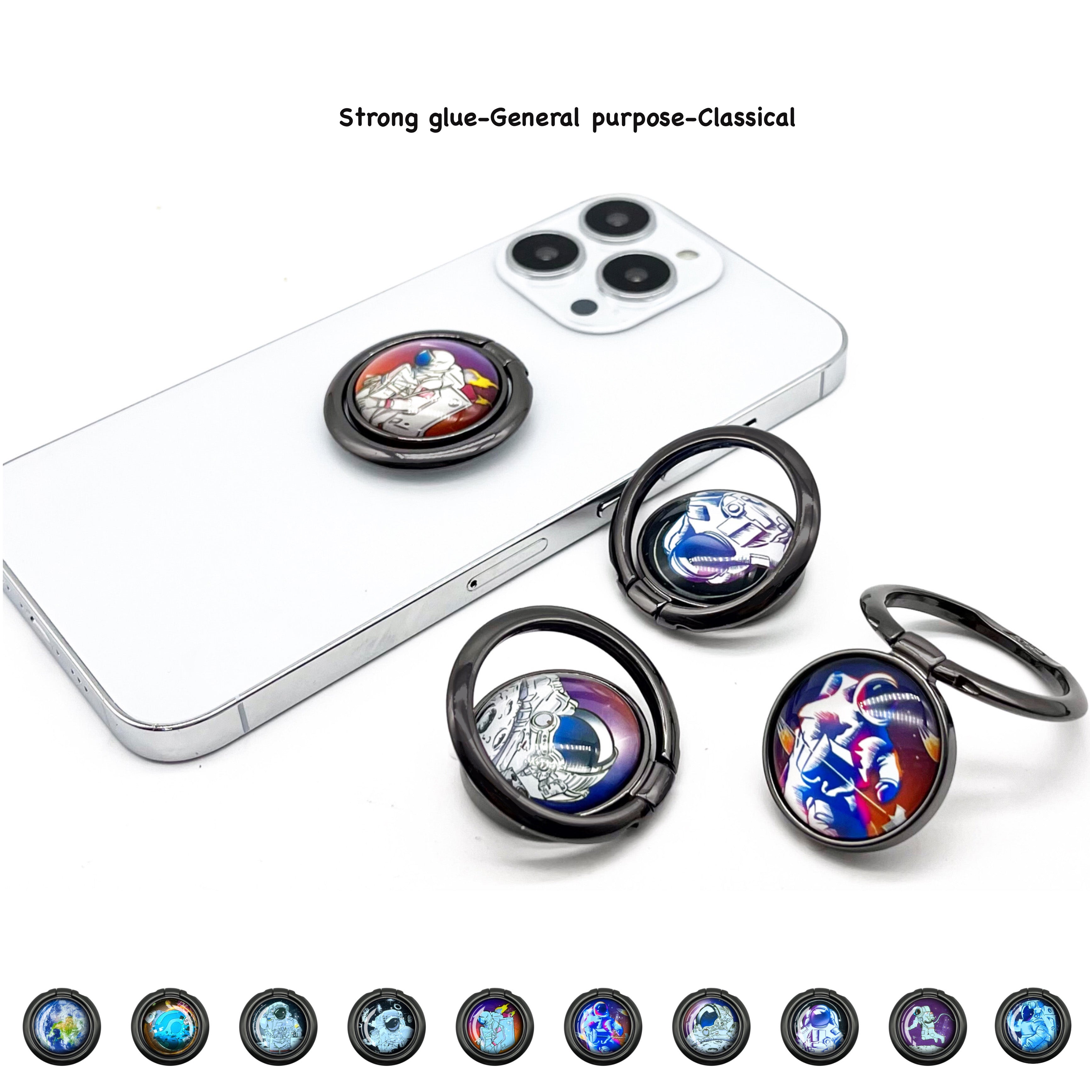 LGD Space Series Zinc Alloy Foldable Ring Buckle Phone Holder Desktop Mobile Phone Kickstand