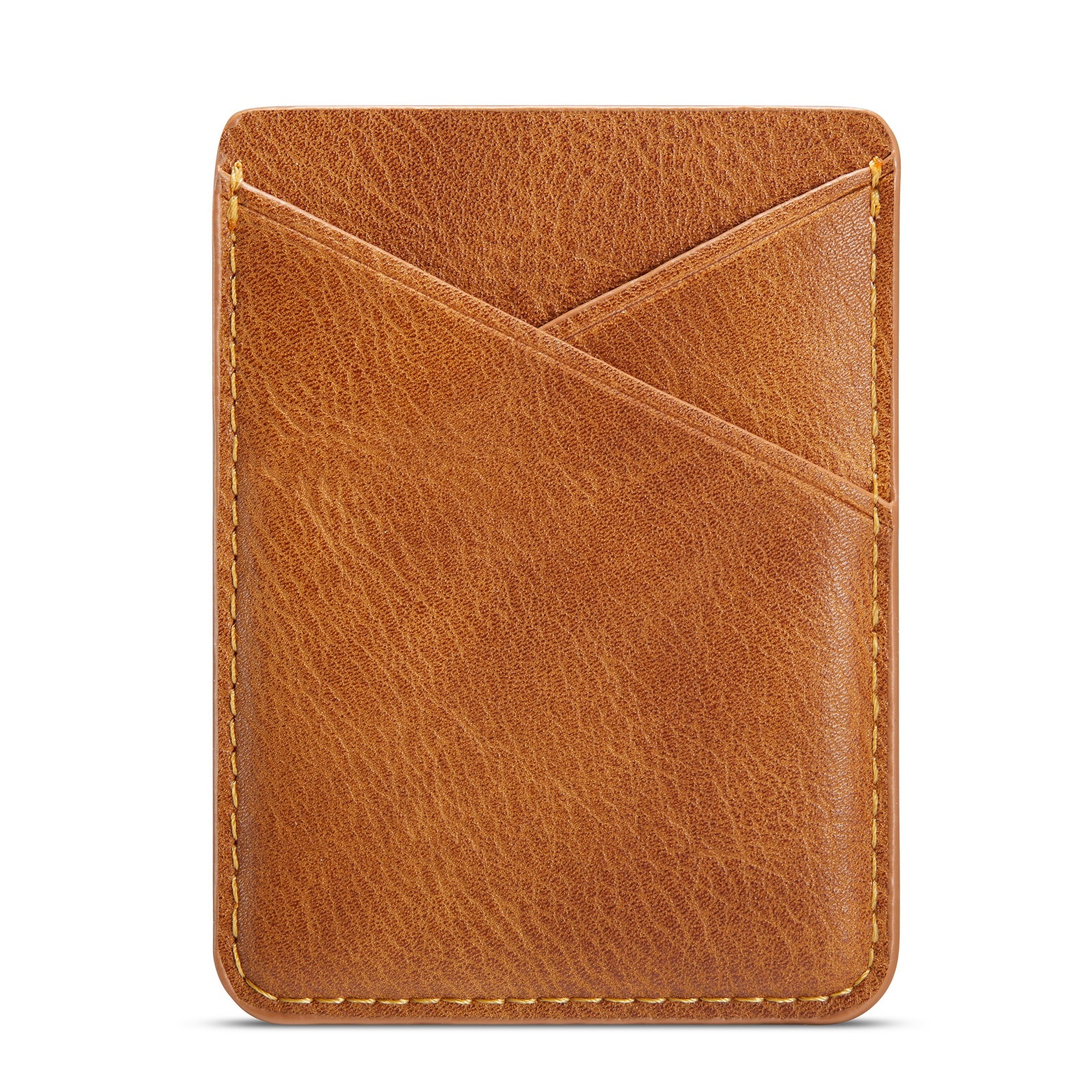 MUXMA MX105 Phone Card Holder Leather Phone Wallet Stick On Card Holder for Back of Phone Card Pouch Pocket