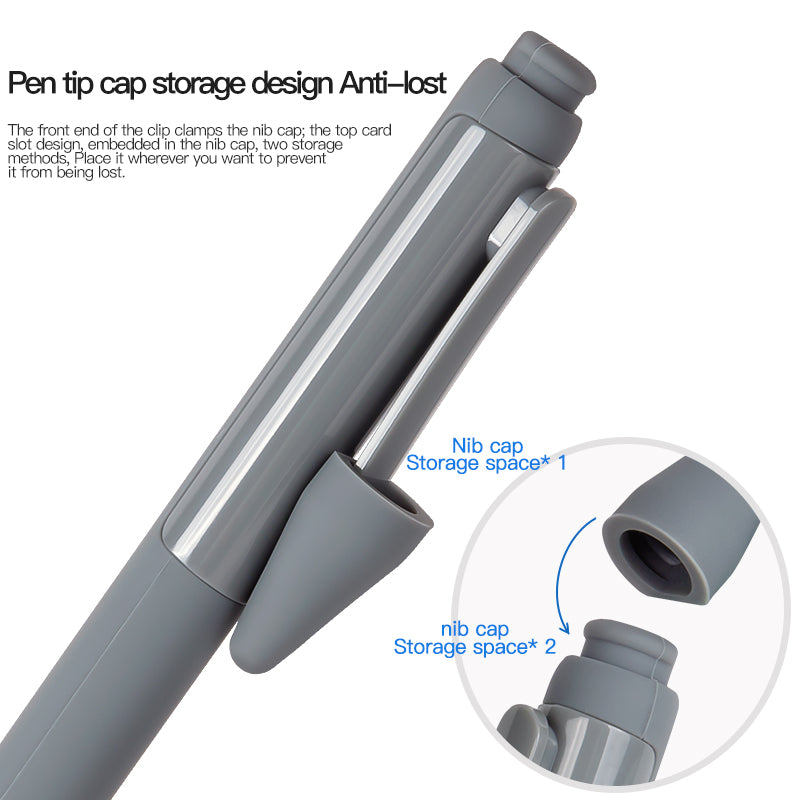 Soft Silicone Case Sleeve for Apple Pencil (2nd Generation) Non-Slip Pencil Grip Holder with 2Pcs Nibs Cover