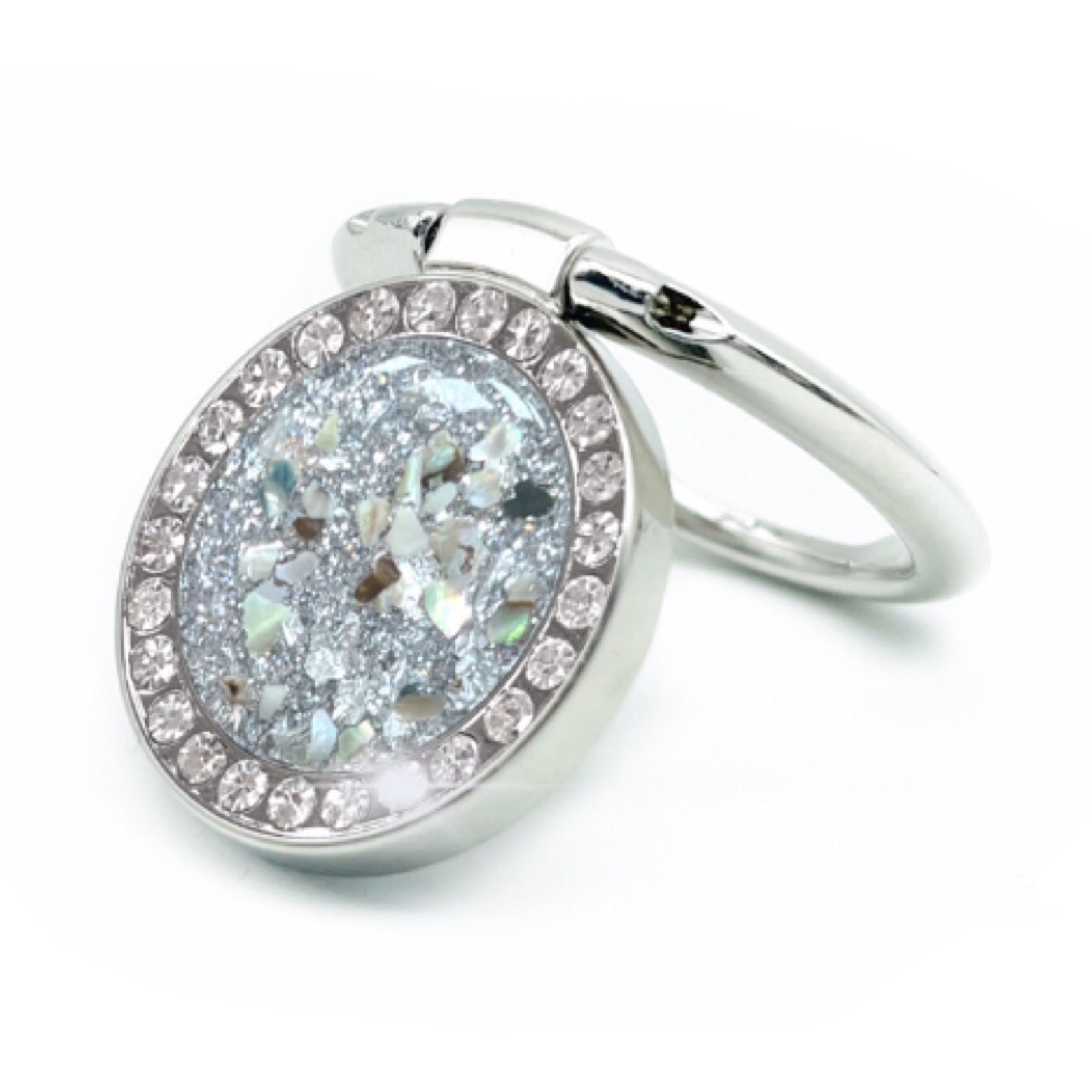 LGD Q01 Finger Ring Phone Holder Rhinestone Decor Glitter Gold Foil Zinc Alloy Cellphone Stand Kickstand