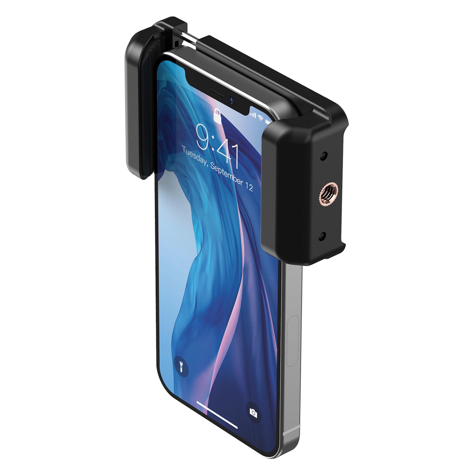 APEXEL F001 Portable Smartphone Clip Cage External Camera Clip with 1/4 Inch Screw Hole for Selfie Stick Camera Stand Tripod Mount