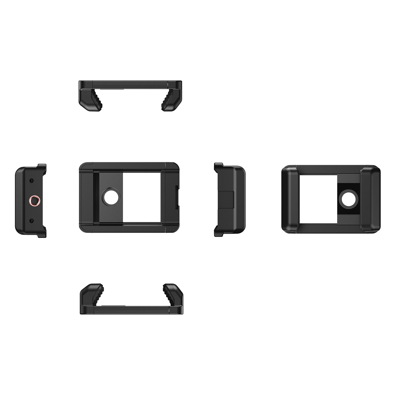 APEXEL F001 Portable Smartphone Clip Cage External Camera Clip with 1/4 Inch Screw Hole for Selfie Stick Camera Stand Tripod Mount