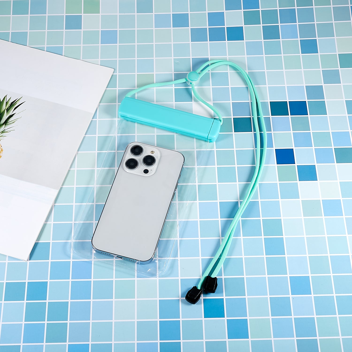 IPX8 2m Waterproof Side Buckle Phone Touch Screen Bag 7.2-inch Mobile Phone Underwater Protective Pouch