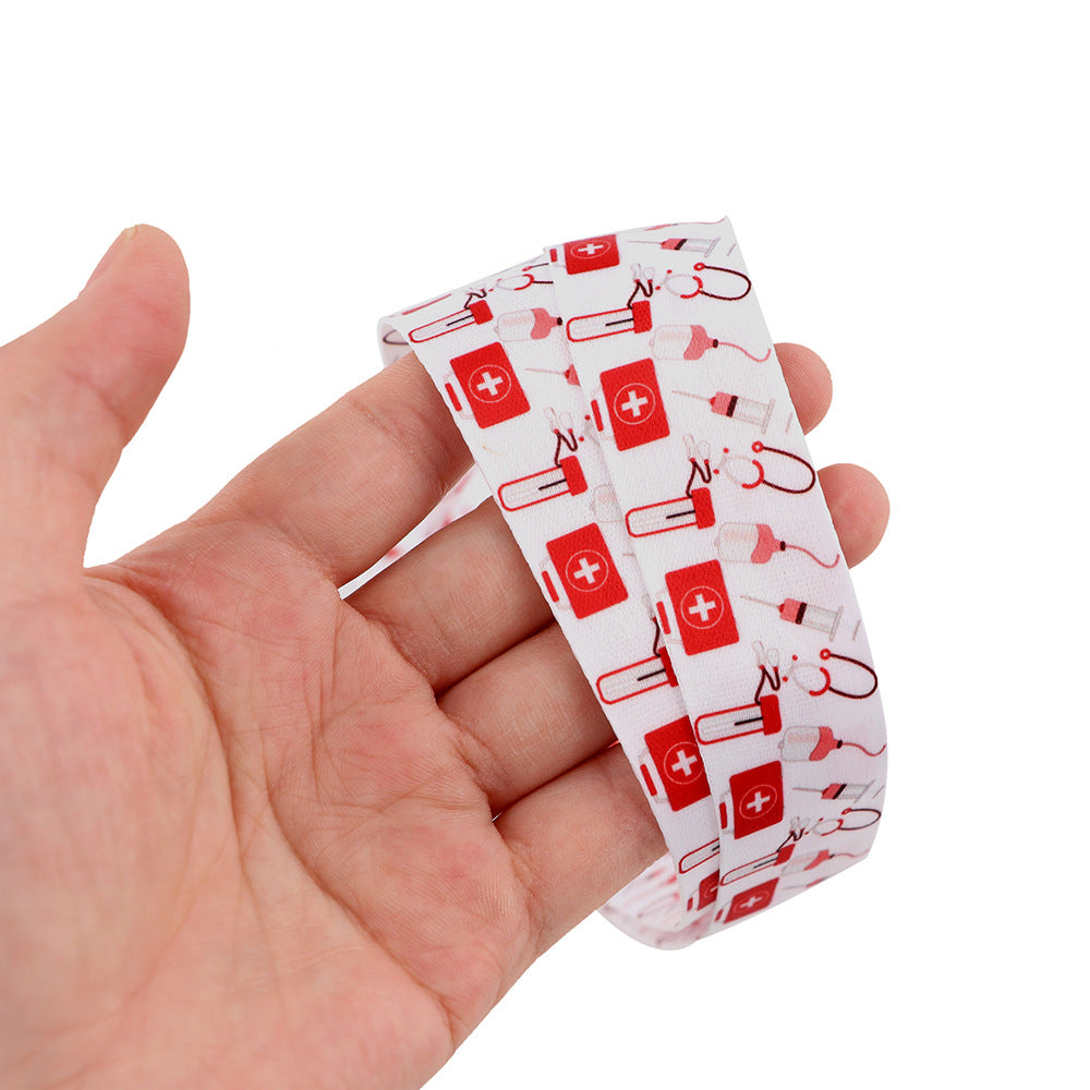 Cartoon Medical Pattern Phone Neck Strap ID Badge Camera Cell Phone Universal Lanyard
