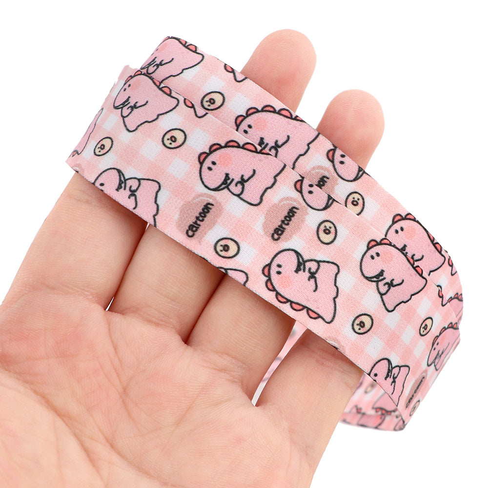 Cute Dinosaur Pattern Phone Lanyard Universal Nylon Neck Strap Rope for ID Badge Keychain Camera