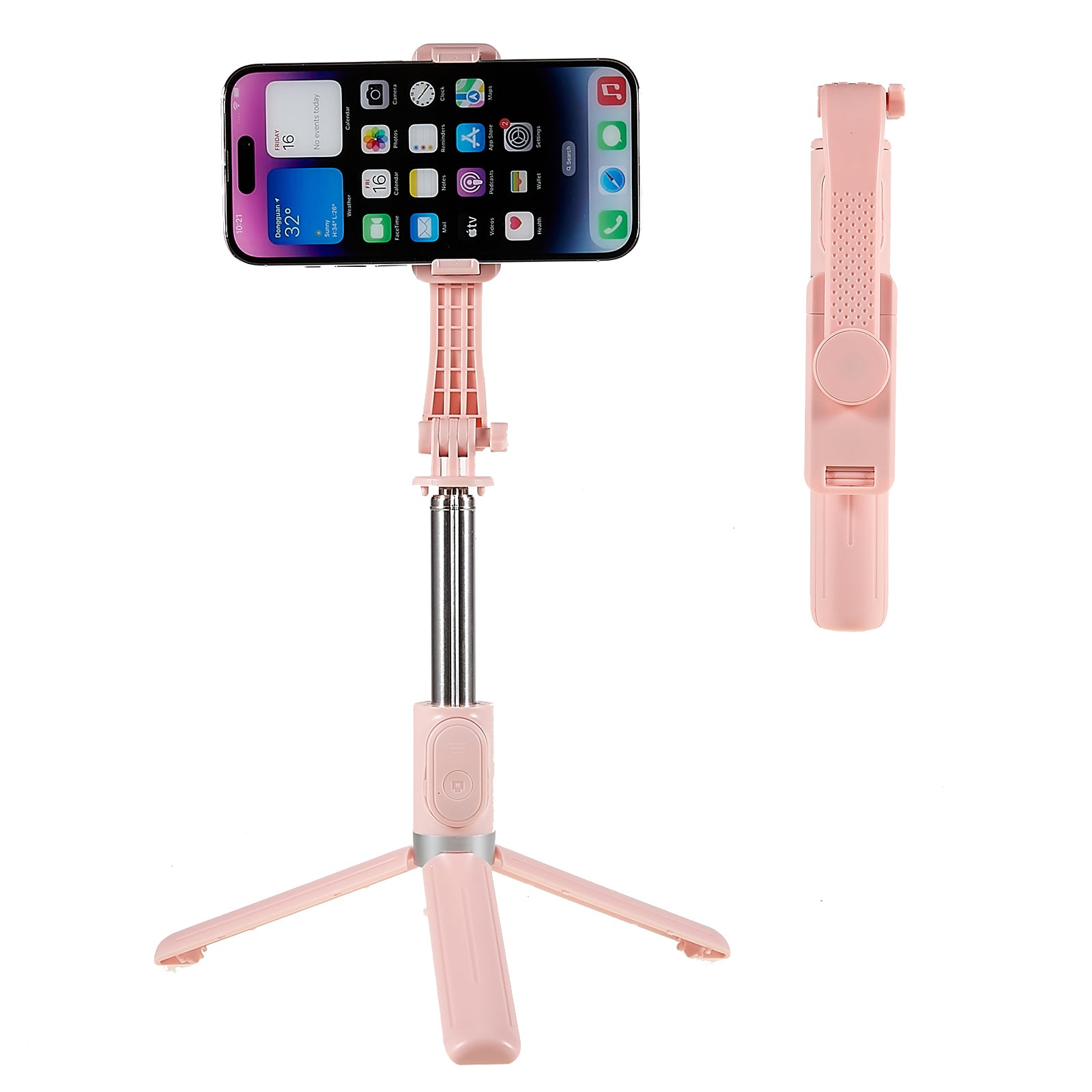 Z9 105cm Selfie Stick Tripod Extendable Phone Tripod Stand Holder with Remote Control for Travel Video Vlogging