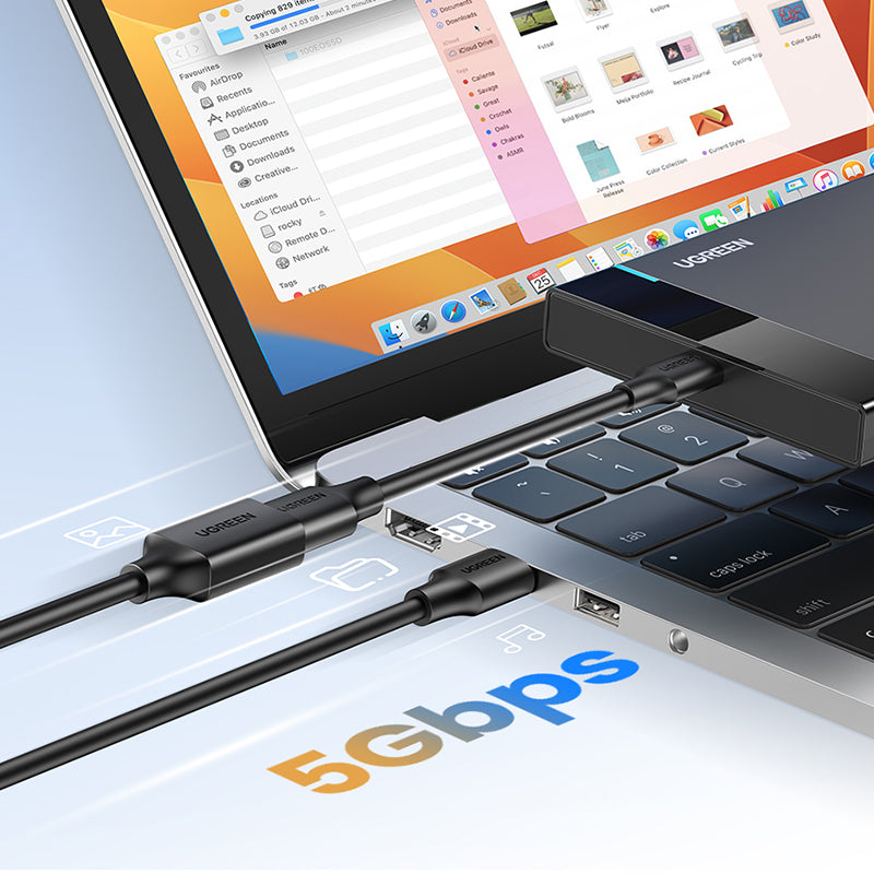 UGREEN 90722 5m 5Gbps High Speed USB 3.0 Extension Cable for PS4/Xbox/USB Flash Drive/Printer